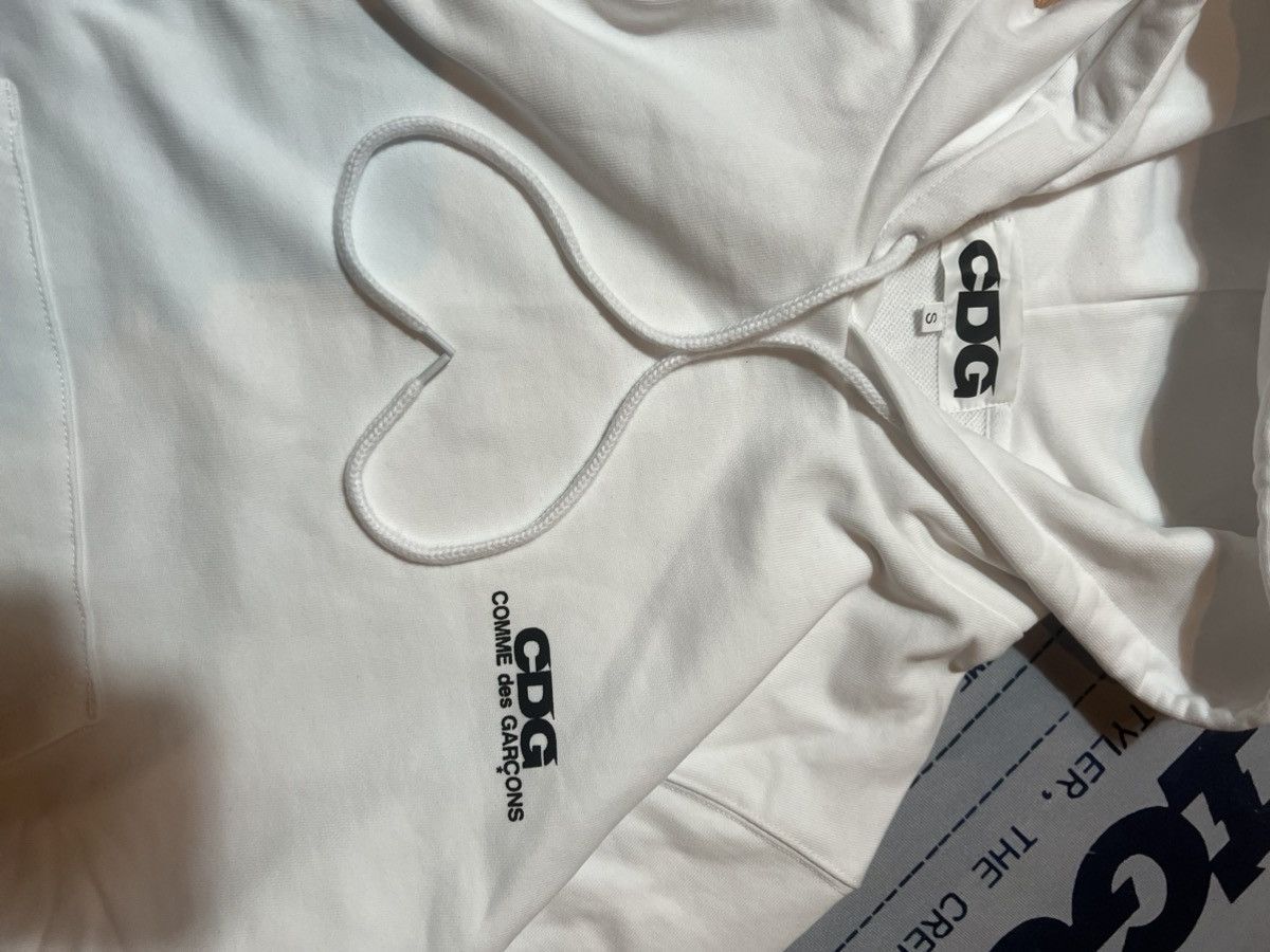 Comme des Garcons CDG Comme des Garçons Hoodie White Small Logo Size US S / EU 44-46 / 1 - 3 Thumbnail