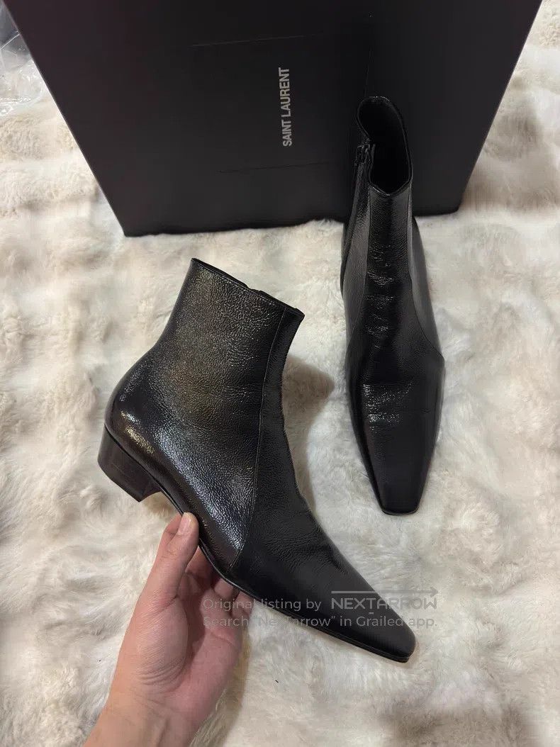Saint Laurent Paris Saint Laurent Paris Crinkle Boots Men's Boots Size US 8 / EU 41 - 4 Thumbnail