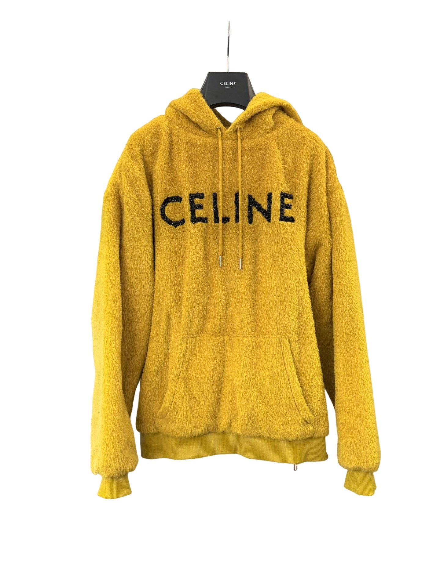 Celine Celine Fuzzy Logo Hoodie Size M Size US M / EU 48-50 / 2 - 1 Thumbnail