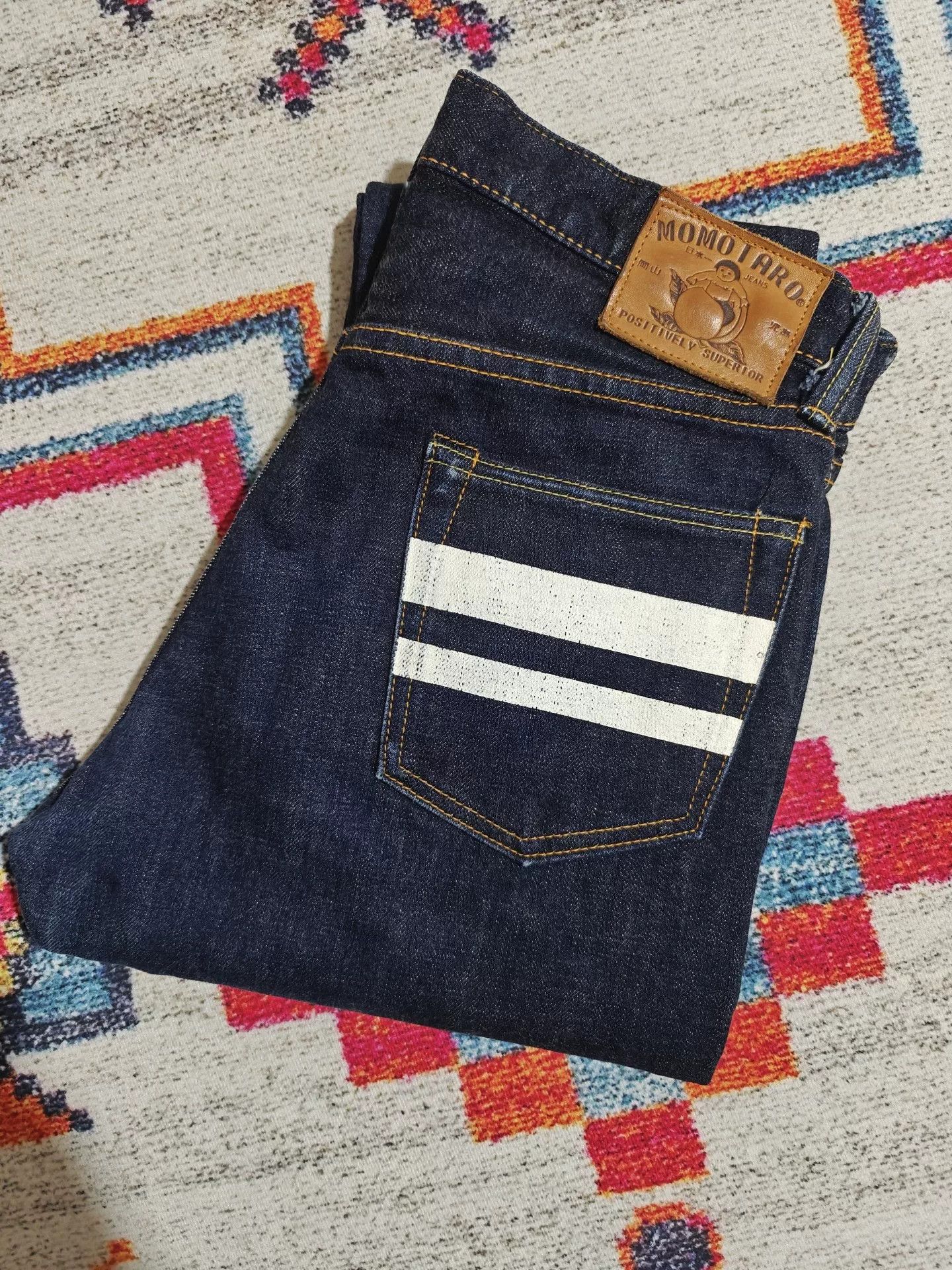 Momotaro Jeans MOMOTARO JEANS 0405 Raw Denim Jeans Size US 31 - 1 Thumbnail