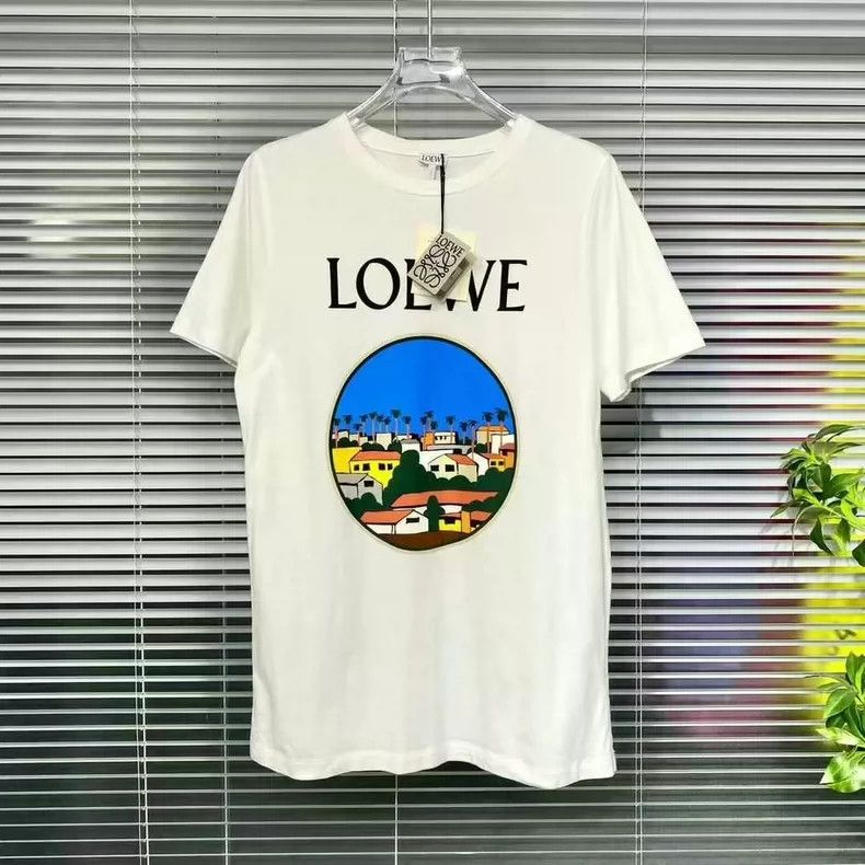 Loewe loewe Printed white short sleeve 2506-Nextarrow Size US XS / EU 42 / 0 - 1 Thumbnail
