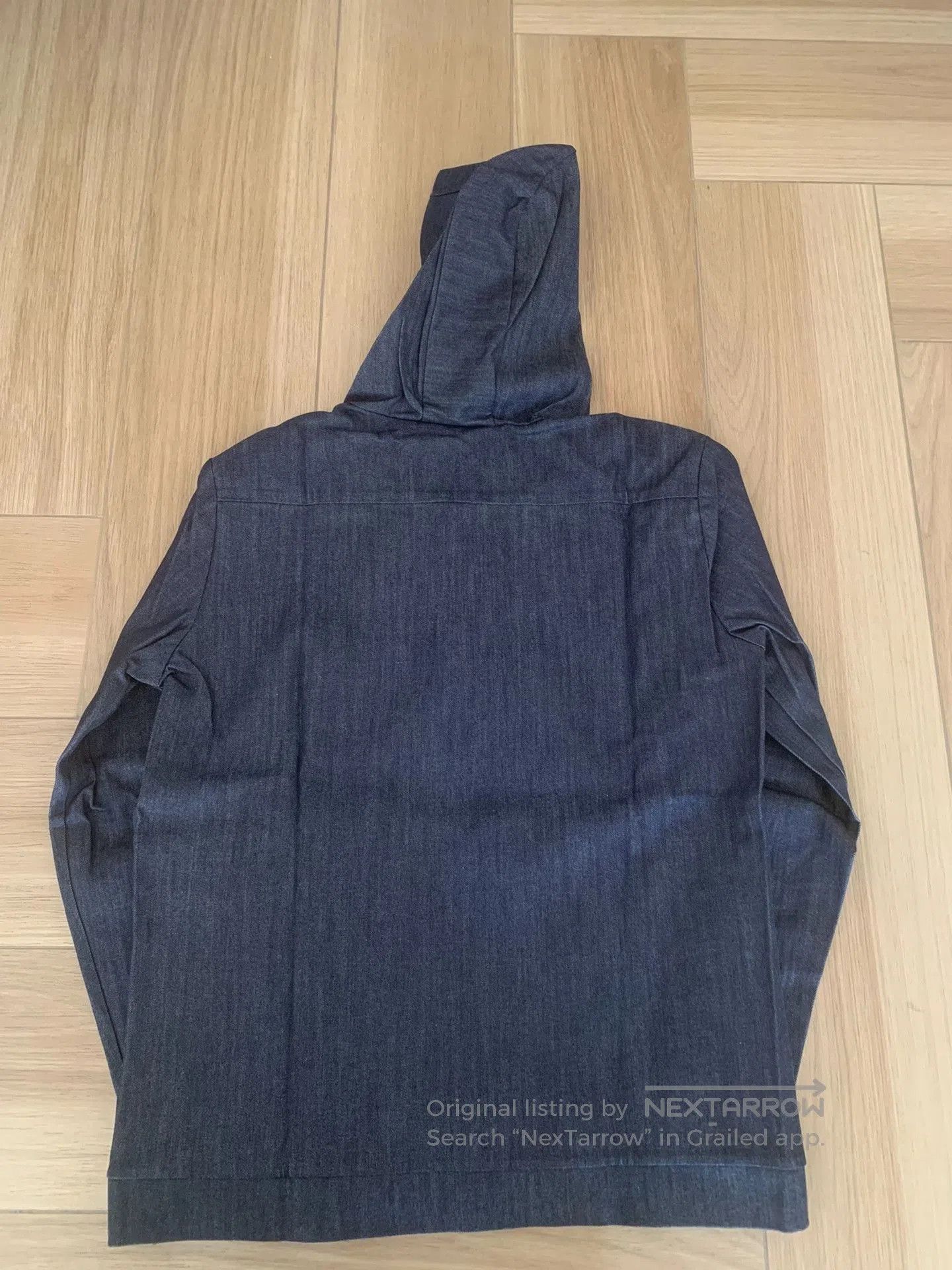 Helas Hellequino Street Vintage Denim Hooded Shirt. Size US L / EU 52-54 / 3 - 2 Thumbnail