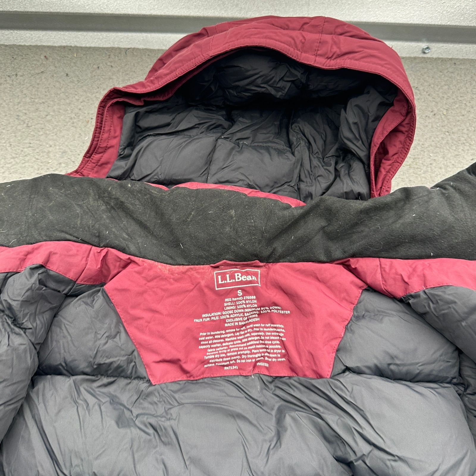 L.L. Bean LL Bean 276588 Goose Down Puffer Coat Womens Small Red Parka Size S / US 4 / IT 40 - 11 Thumbnail