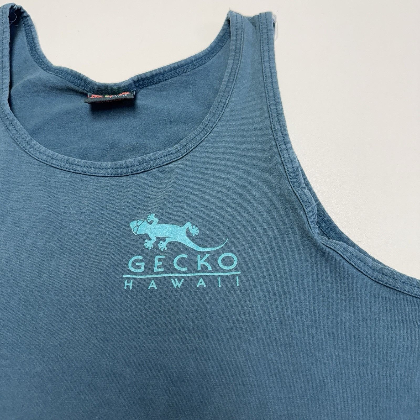 Vintage Vintage 90s Gecko Hawaii Tank Top Crop Top Adult M 19.5x19 T Size M / US 6-8 / IT 42-44 - 3 Thumbnail