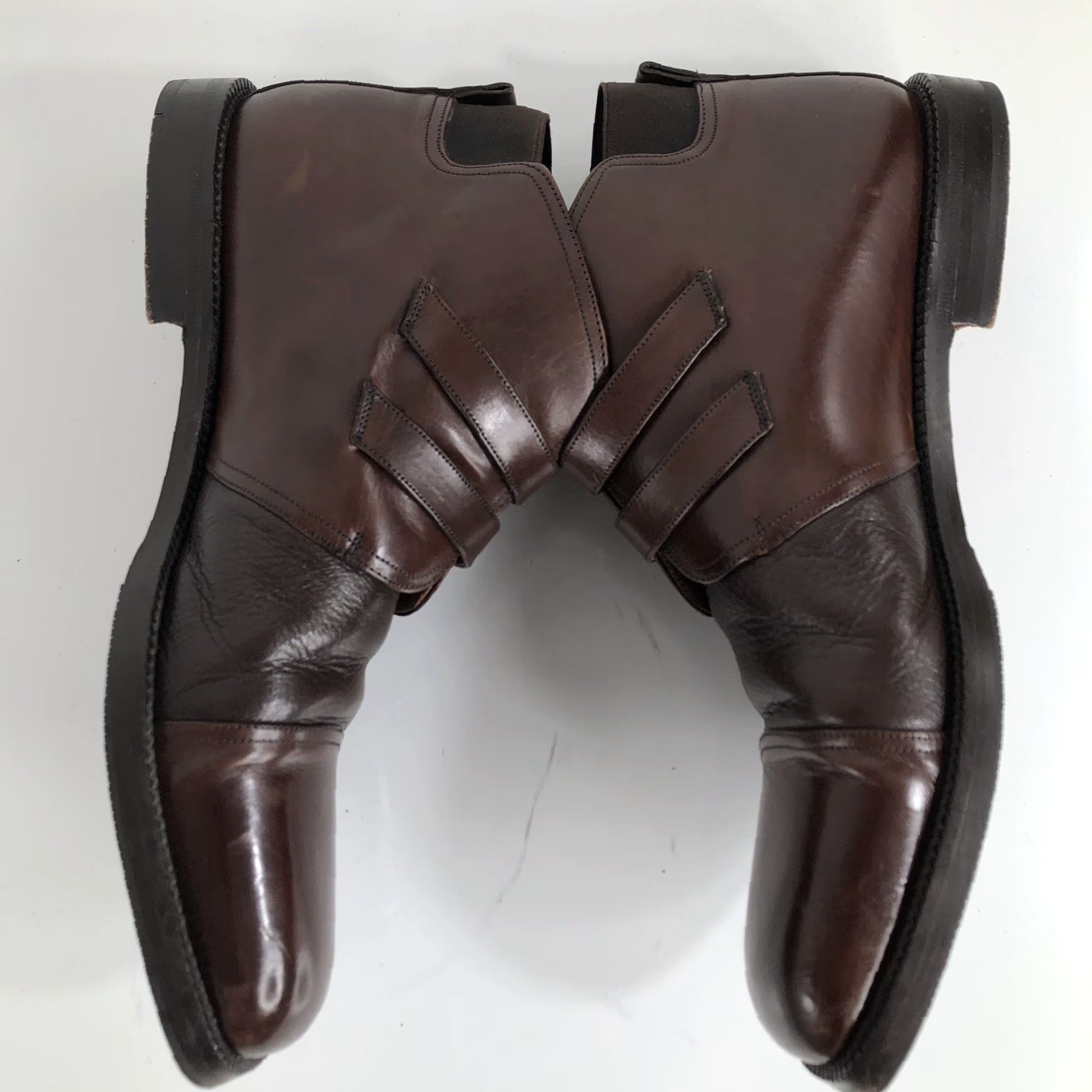 Mezlan MEZLAN FERRARA Buckle Monk Straps Boots Leather Brown 11M Mens Chukka Spain Size US 11 / EU 44 - 3 Thumbnail