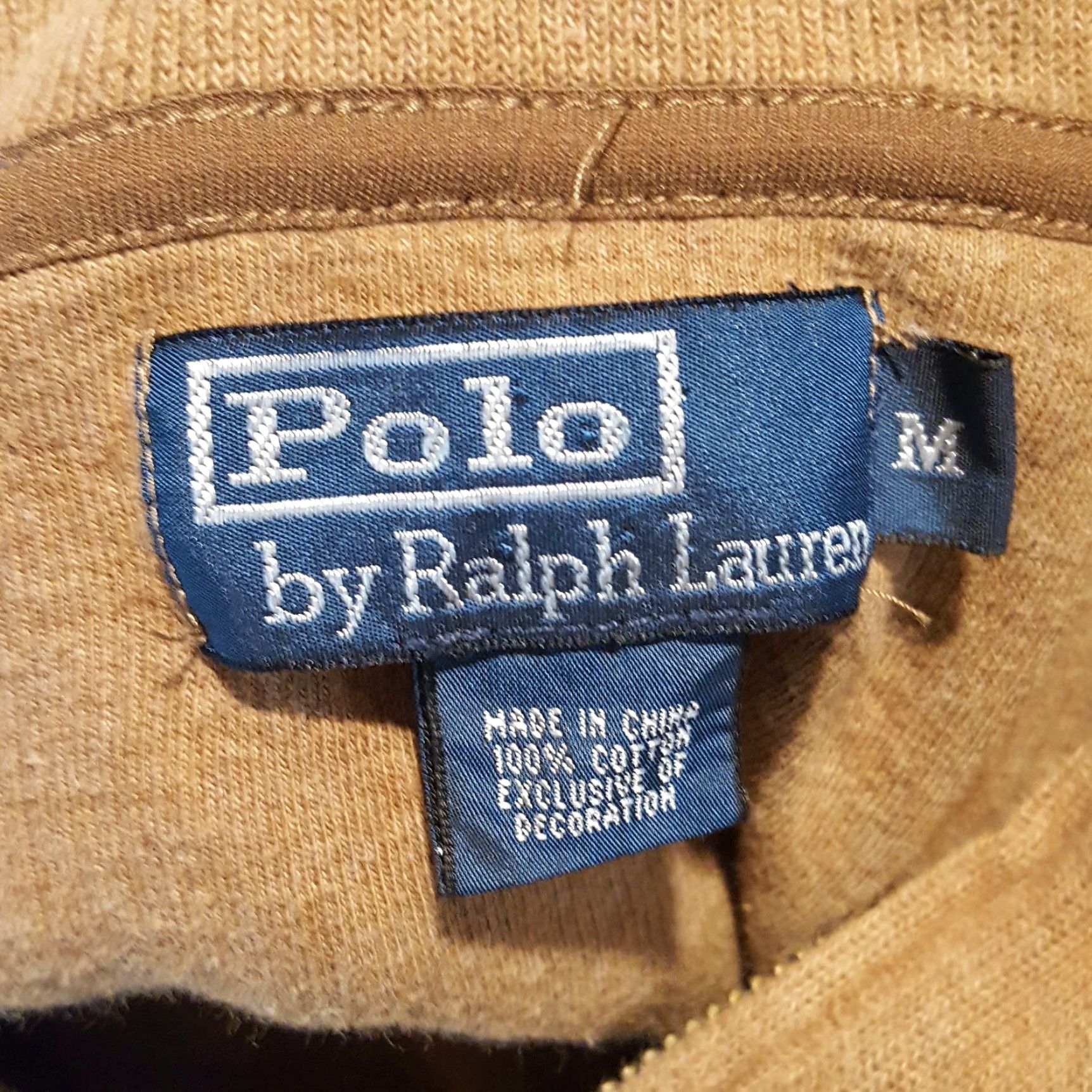 Polo Ralph Lauren VINTAGE Polo Ralph Lauren Pullover Sweater Men's Size M Crew Neck Autumn Winter 90s Preppy Beige Logo Size US M / EU 48-50 / 2 - 6 Thumbnail