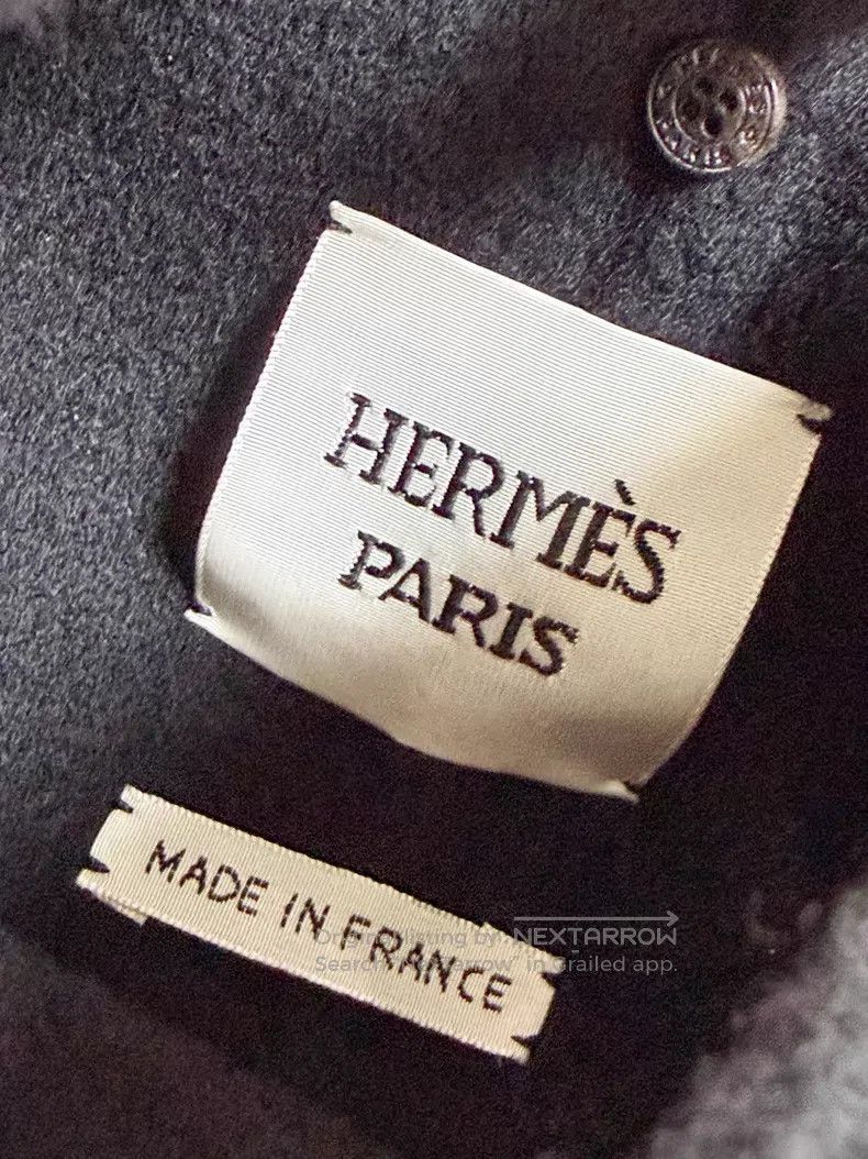 Hermes Hermes Black Leather Sheath Dress + Cashmere Cloak Size XS / US 0-2 / IT 36-38 - 8 Thumbnail
