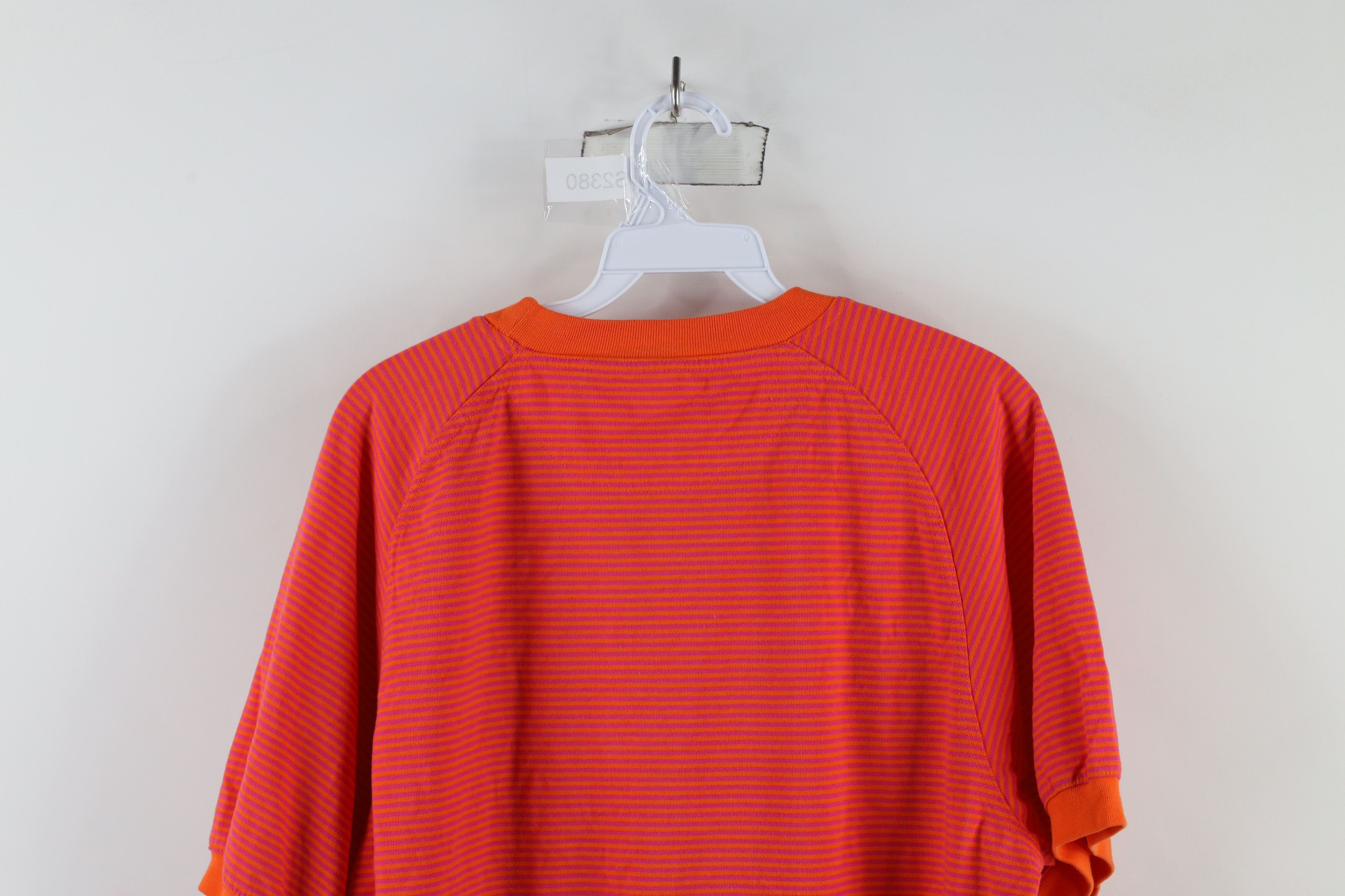 Vintage Vintage 90s Streetwear Striped Short Sleeve Ringer T-Shirt Size US L / EU 52-54 / 3 - 8 Thumbnail