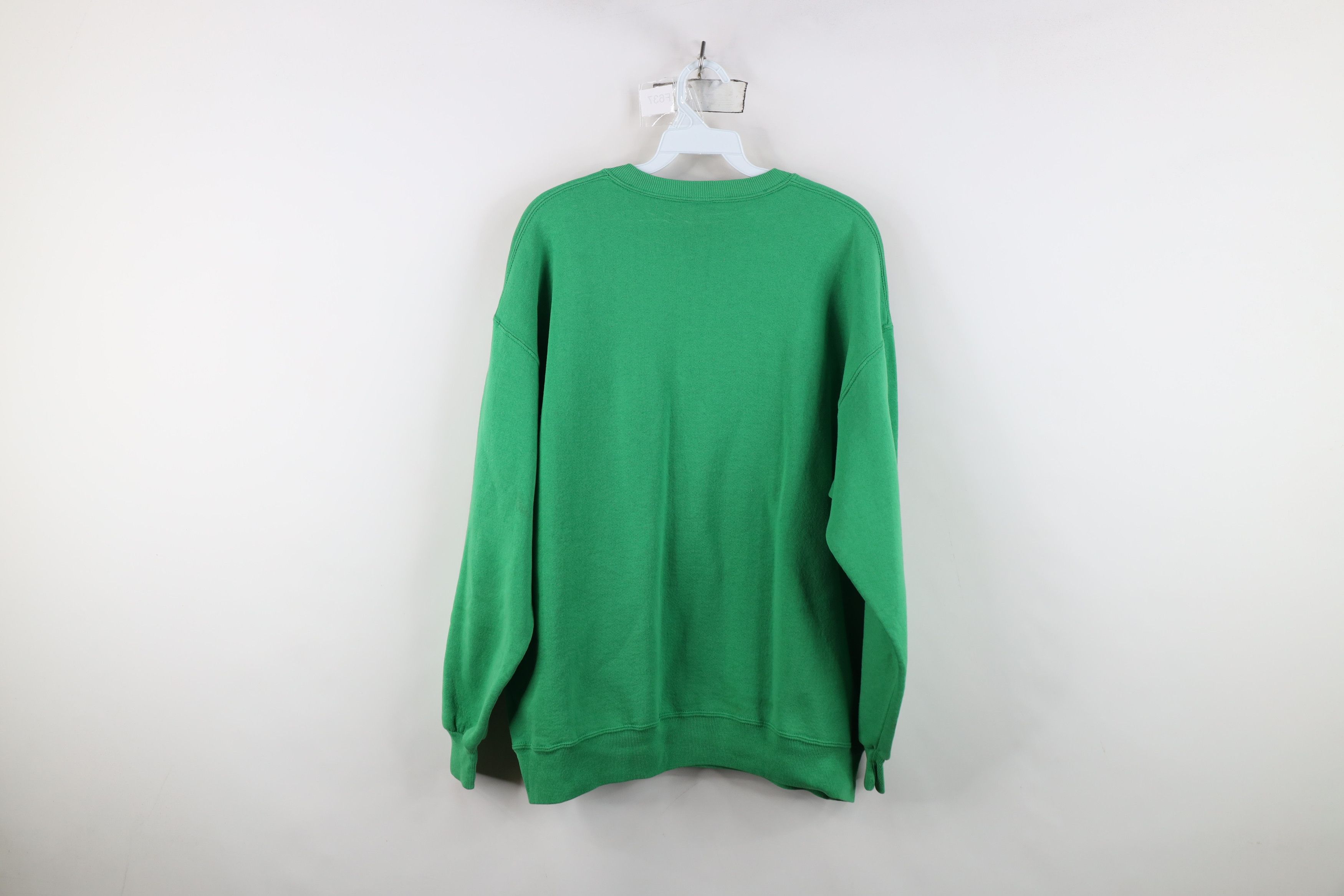 Vintage Vintage 90s Streetwear Produce Farmer Sweatshirt Green USA Size US XL / EU 56 / 4 - 11 Thumbnail