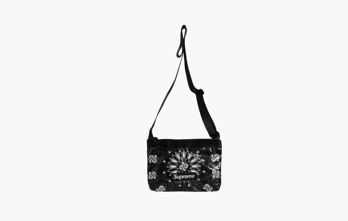 Supreme Supreme Bandana Tarp Side Bag Size ONE SIZE - 3 Thumbnail