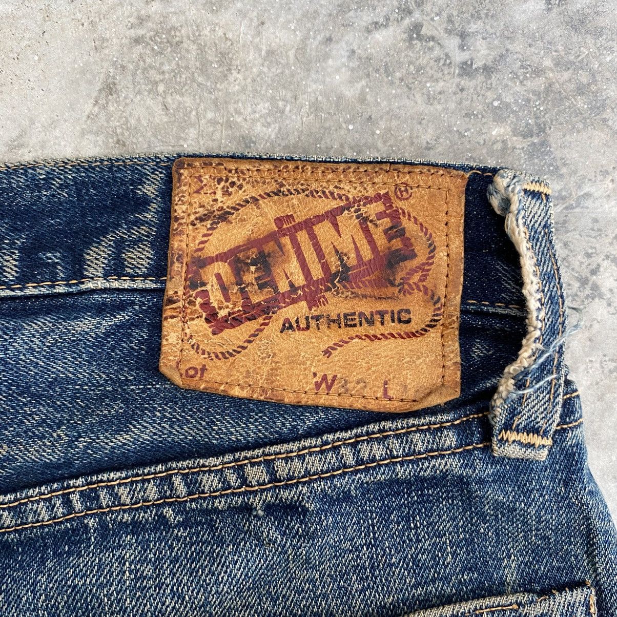Denime Vintage Denime Japan Faded Blue Distressed Selvedge Jeans Size US 31 - 19 Thumbnail