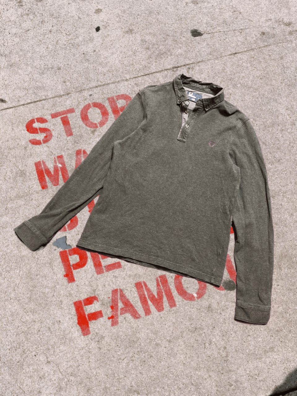 Fred Perry Vintage Fred Perry Rugby Polo Long sleeve Hype Streetwear Size US M / EU 48-50 / 2 - 1 Thumbnail