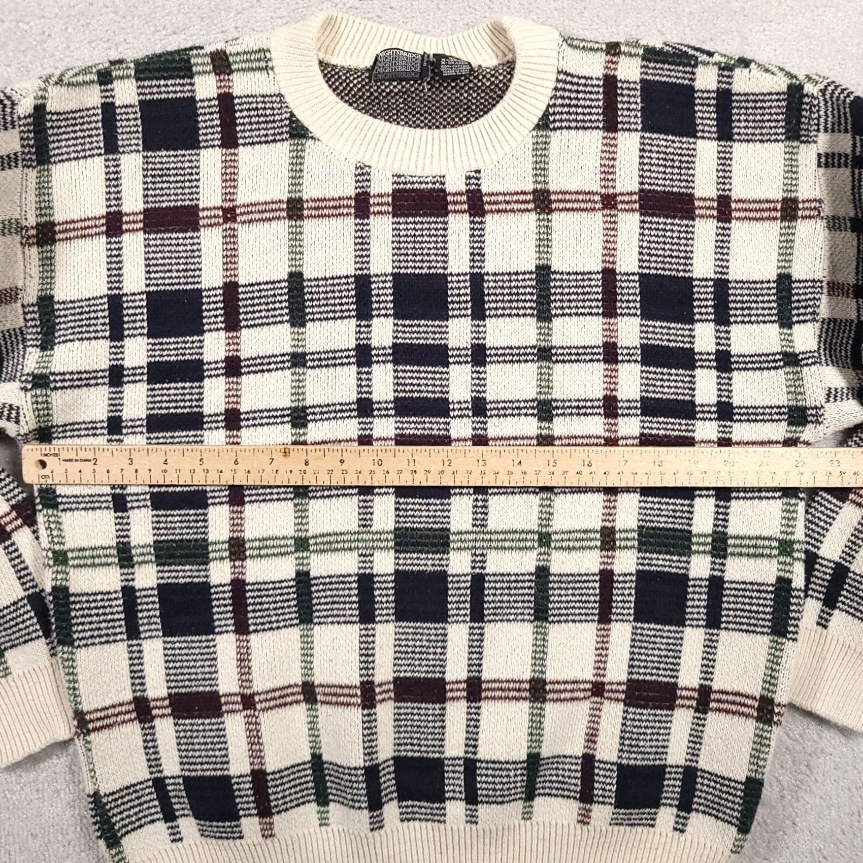 Vintage VINTAGE Knightsbridge Sweater Mens XL Knit Grandpa Cosby Y2K Plaid Made In USA Mens Sweater Size US XL / EU 56 / 4 - 5 Thumbnail