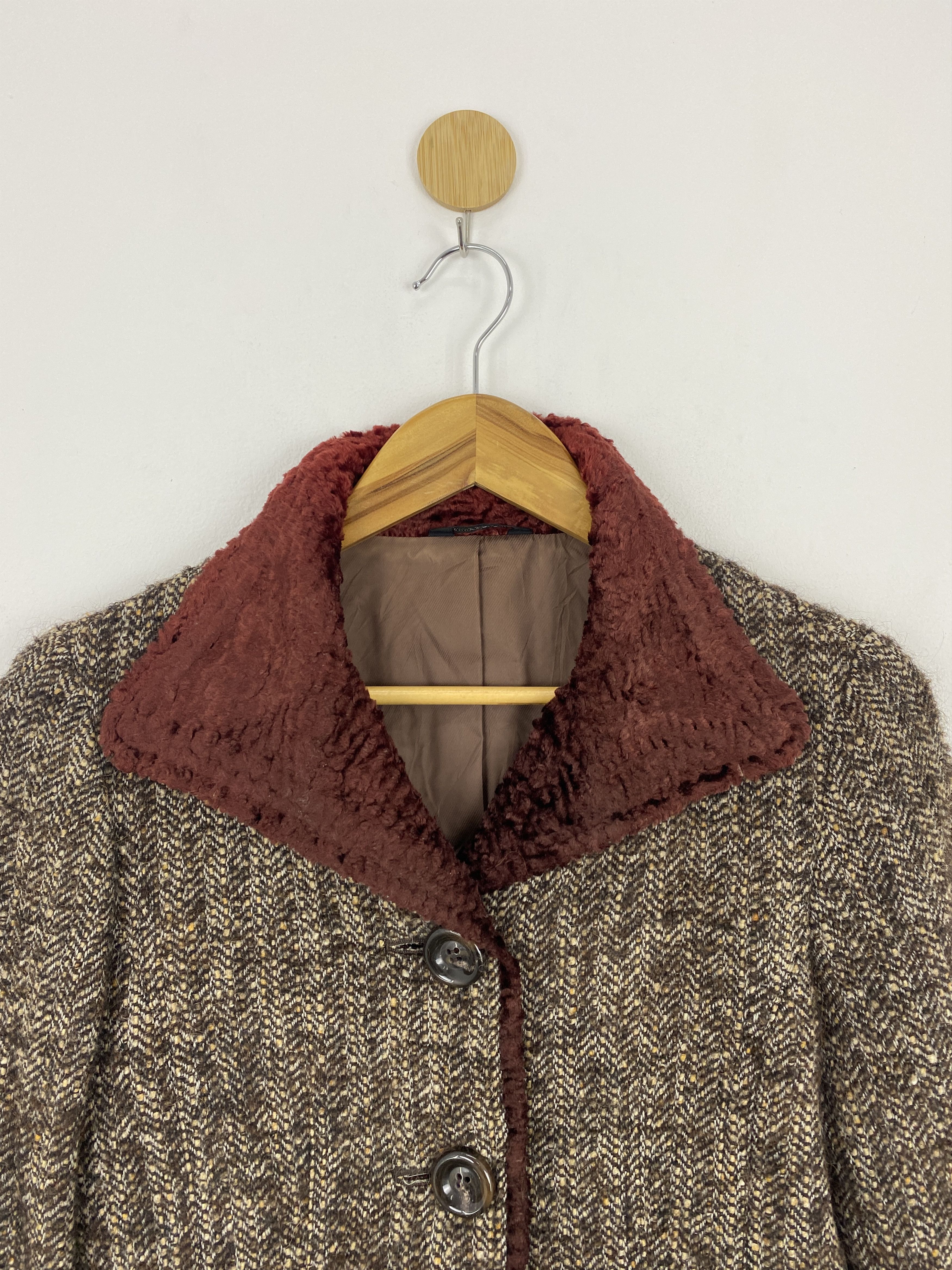 Japanese Brand × Vintage Vintage Comme Ca Du Mode Wool Peacoat Jacket Size US XXS / EU 40 - 2 Thumbnail