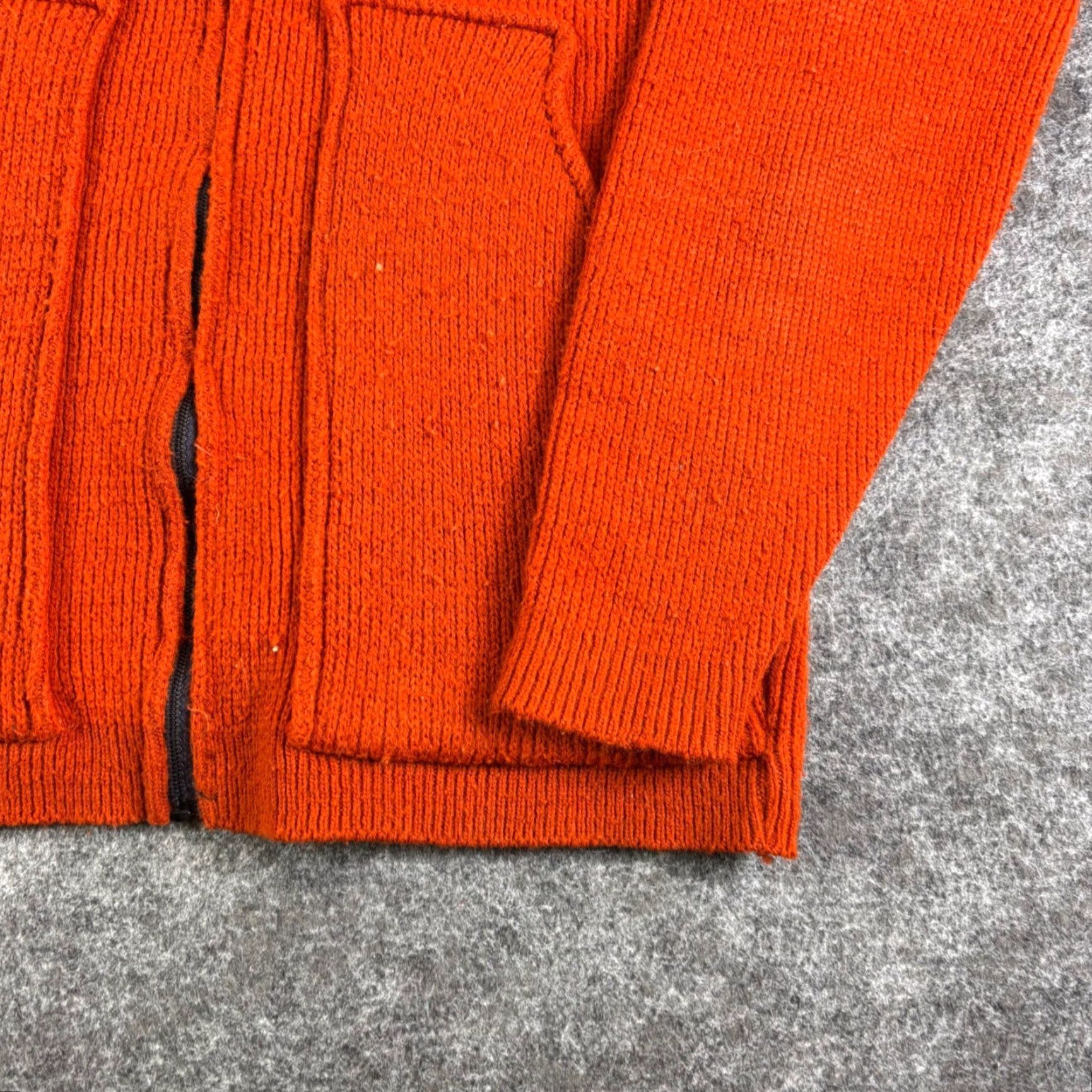 Vintage VINTAGE Heritage Sportswear Hoodie Knit Full Zip Orange Blue Stripe M Men Size US M / EU 48-50 / 2 - 6 Thumbnail