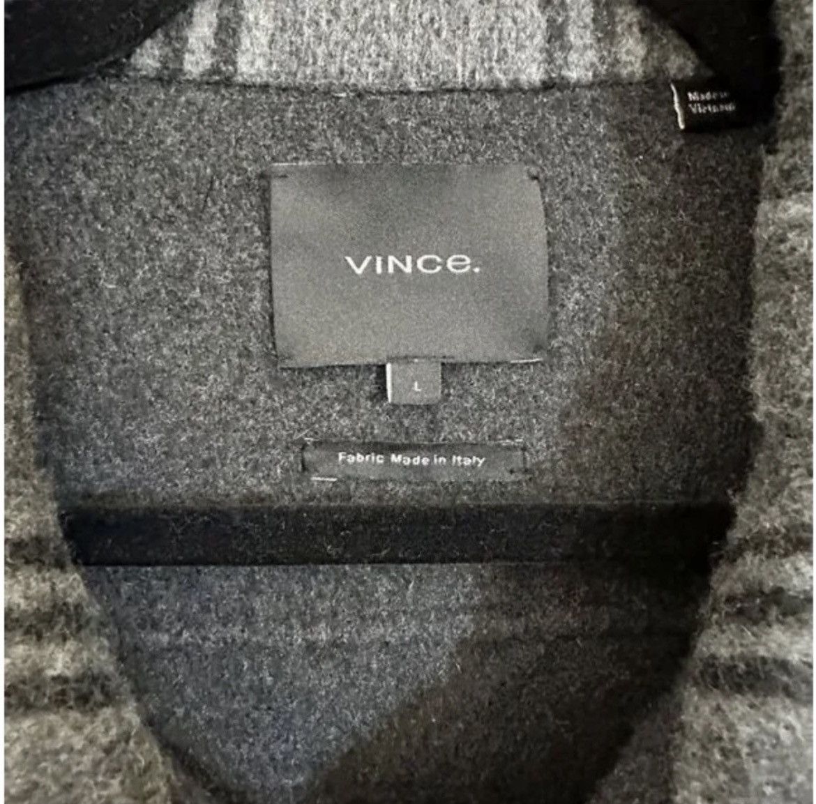 Vince Vince Gray plaid cashmere shirt jacket Size US L / EU 52-54 / 3 - 2 Thumbnail