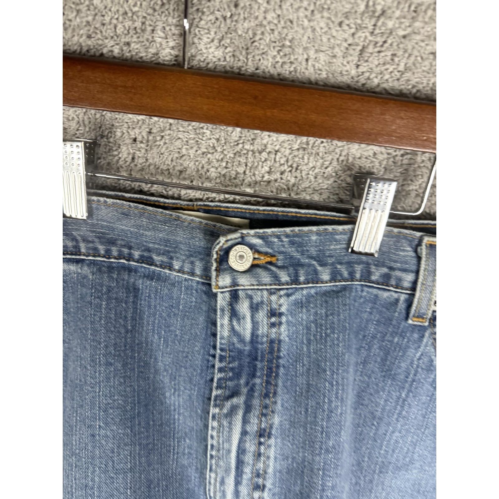 Levi's Levi's 559 Jeans Mens 44x25 Light Blue Relaxed Straight Denim Casual Size US 44 / EU 60 - 4 Thumbnail
