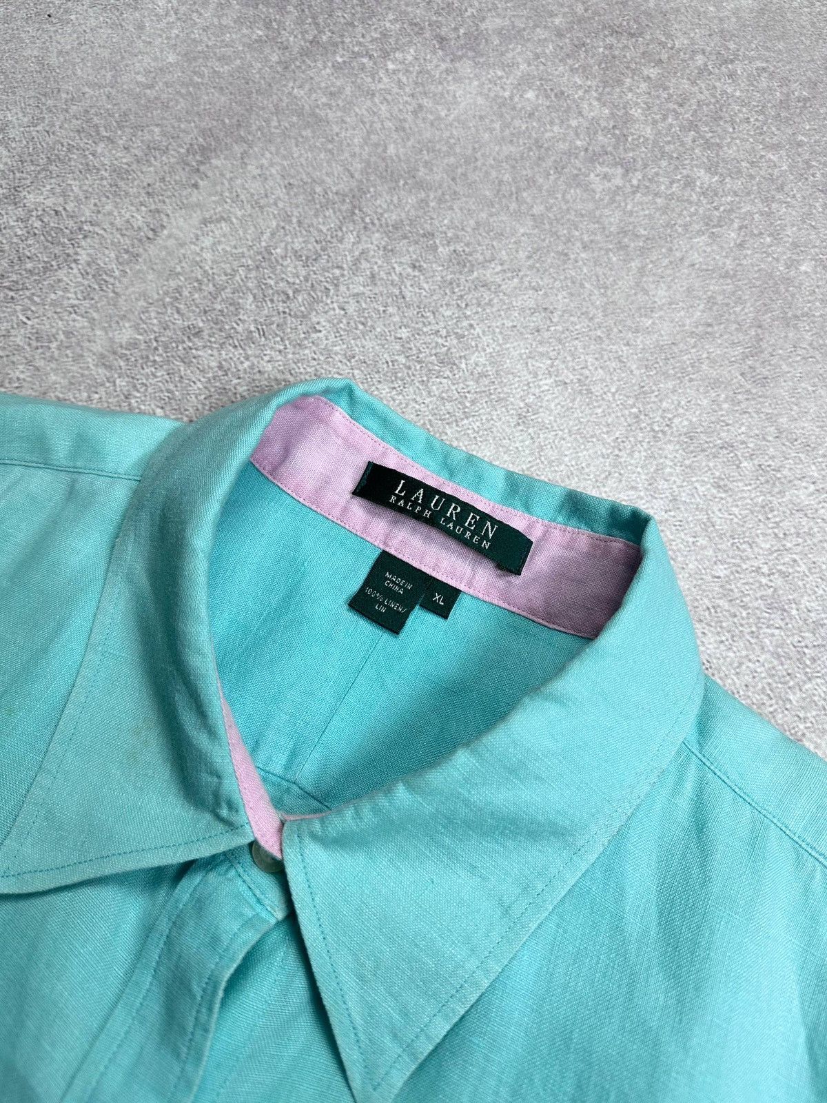 Polo Ralph Lauren Vintage 90s Polo Ralph Lauren Linen Shirt XL Size US XL / EU 56 / 4 - 5 Thumbnail