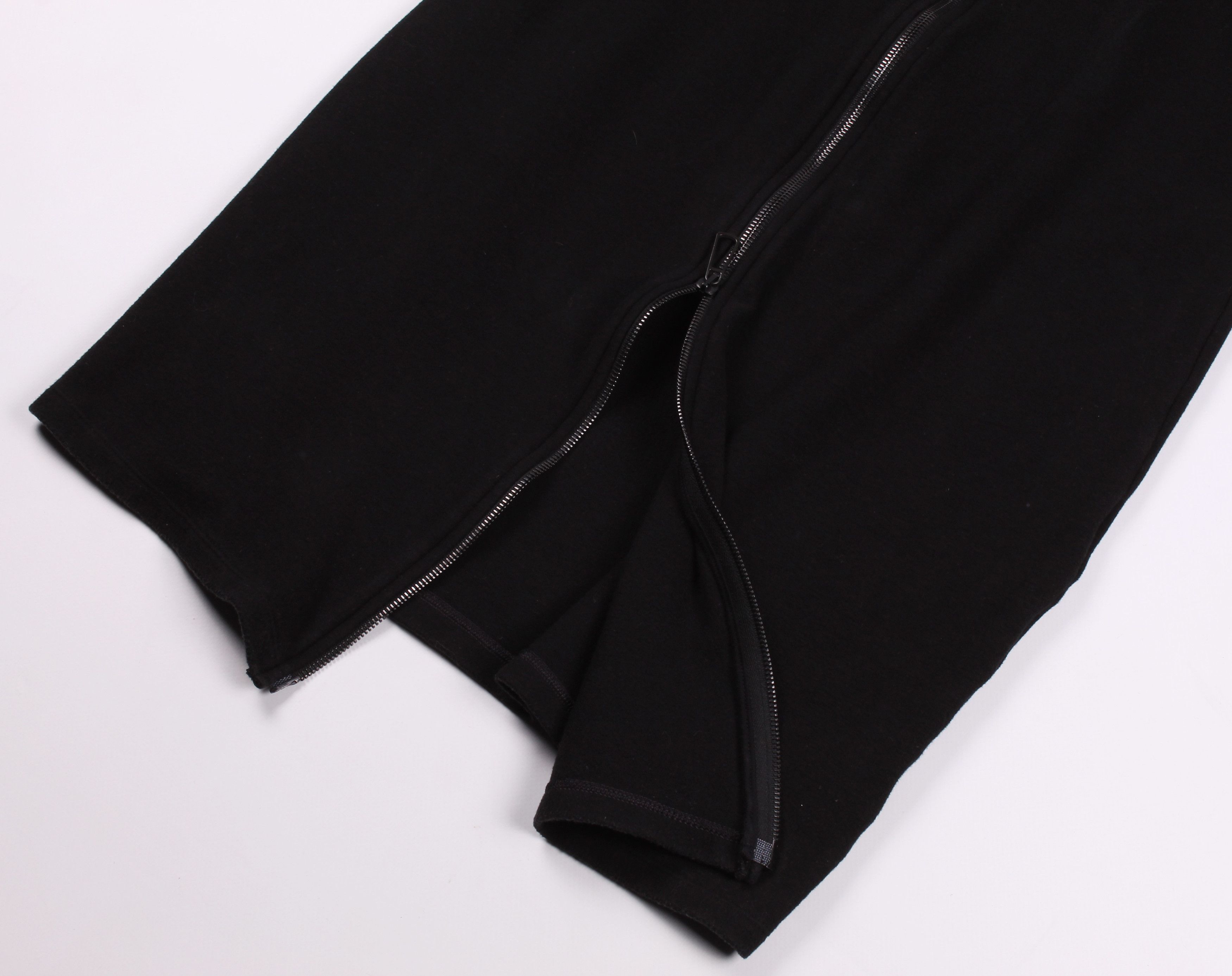 James Perse James Perse Full Zip Fleece Black Dress Size XS / US 0-2 / IT 36-38 - 7 Thumbnail