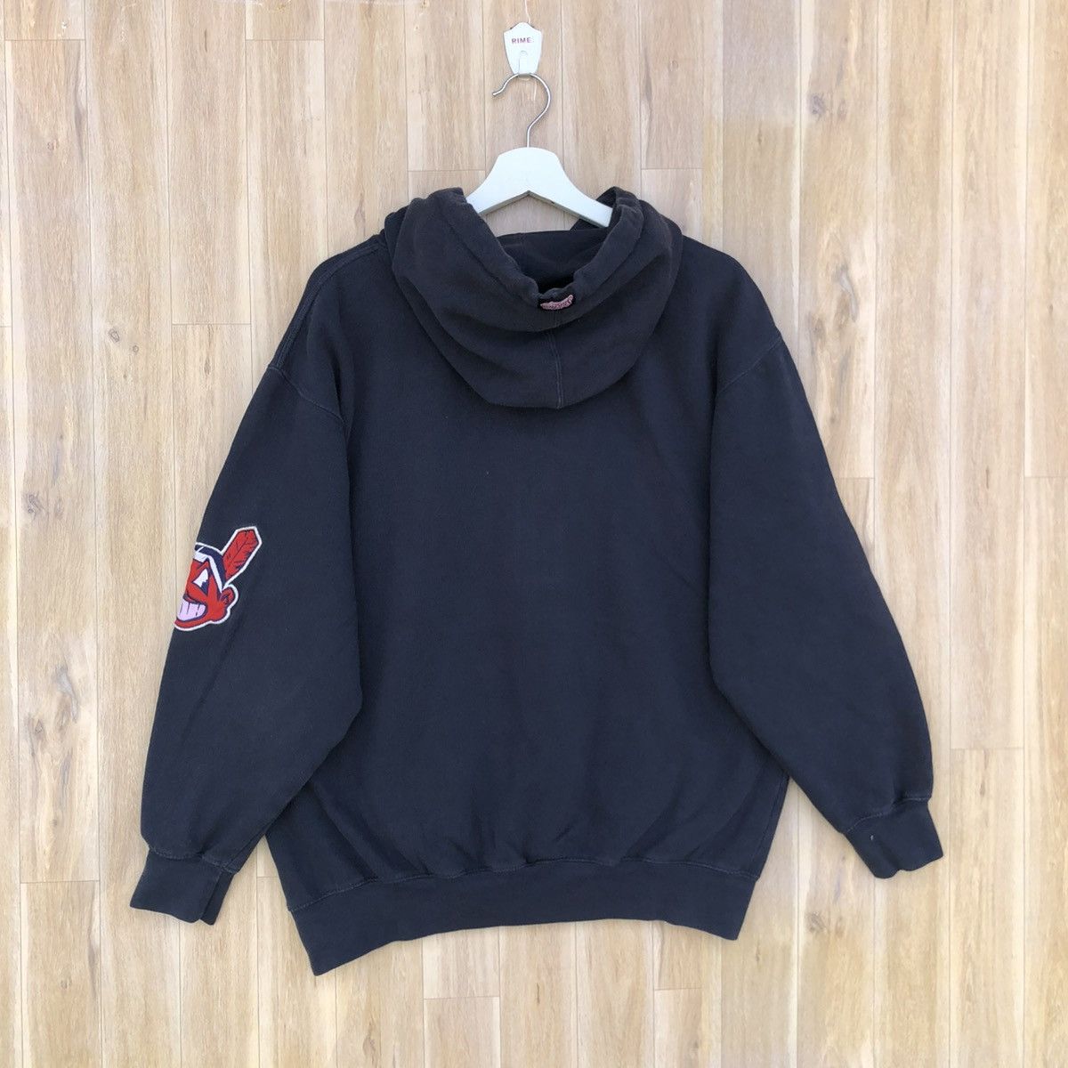 MLB Vintage Cleveland Indians Team Hoodie Sweatshirt Size US L / EU 52-54 / 3 - 5 Thumbnail