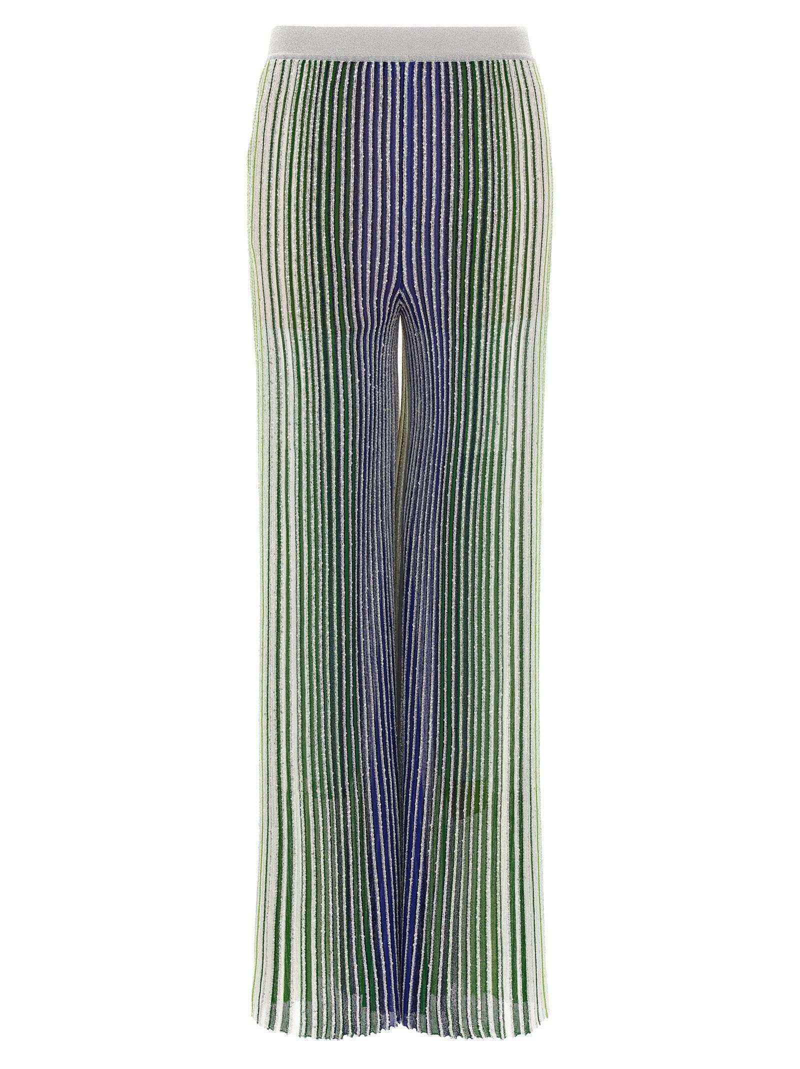 パンツ MISSONI Women Straight Pants DS25SI0B BK042D SM9N9 Green Missoni MISSONI Women Straight Pants DS25SI0B BK042DSM9N9