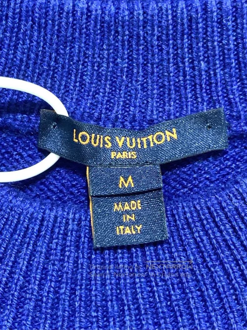 Louis Vuitton Louis Vuitton 22 Blue Logo monogrammed striped intarsia ca Size US M / EU 48-50 / 2 - 6 Thumbnail