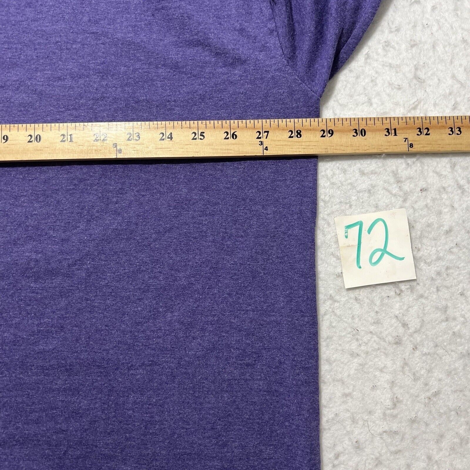 Fruit Of The Loom Fruit Of The Loom 3XL Crewneck Tee Pullover Purple T Shirt Size US XXL / EU 58 / 5 - 8 Thumbnail