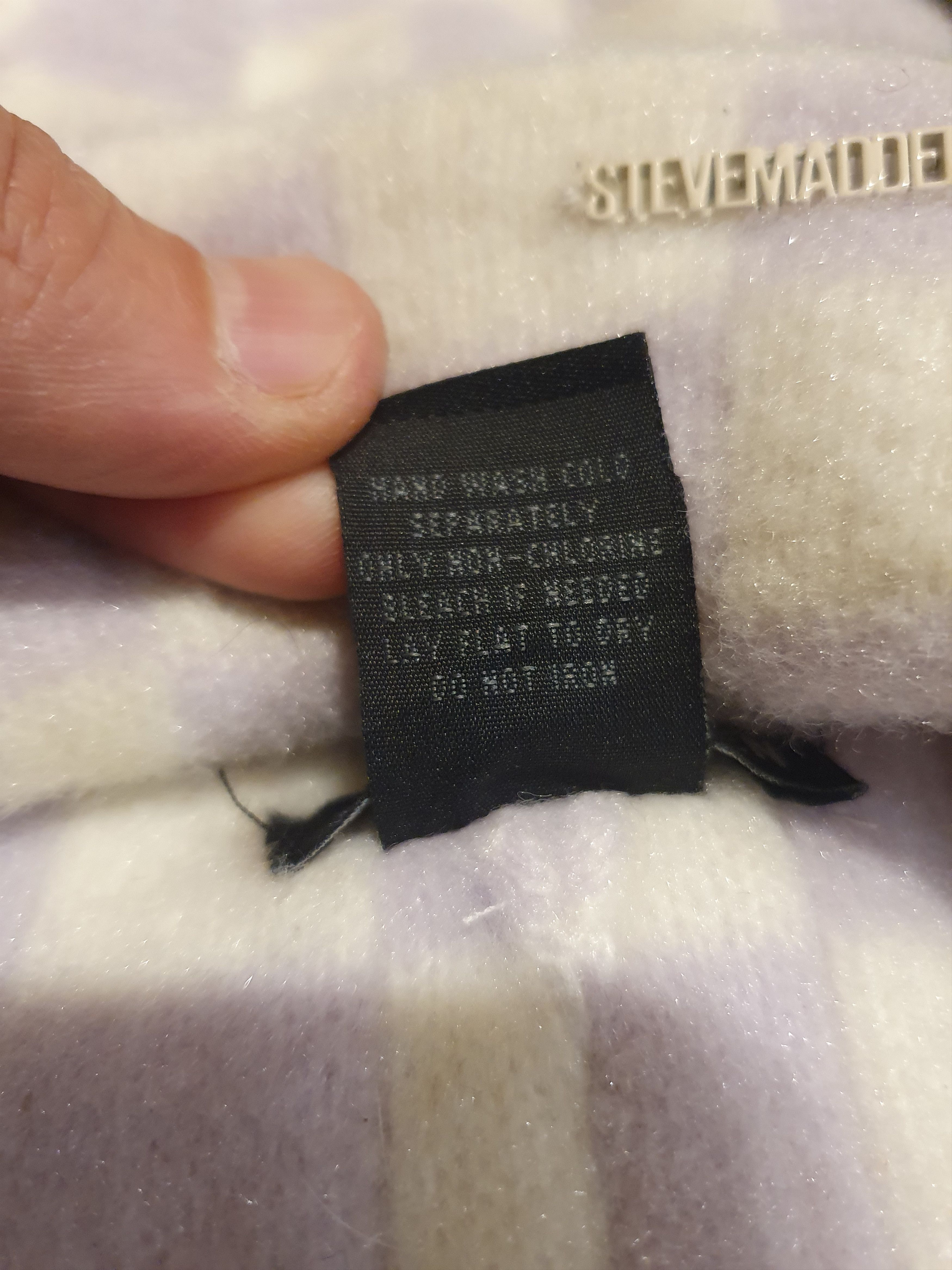 Steve Madden Steve Madden Checkered Cuff Beanie Winter Hat Size ONE SIZE - 9 Thumbnail