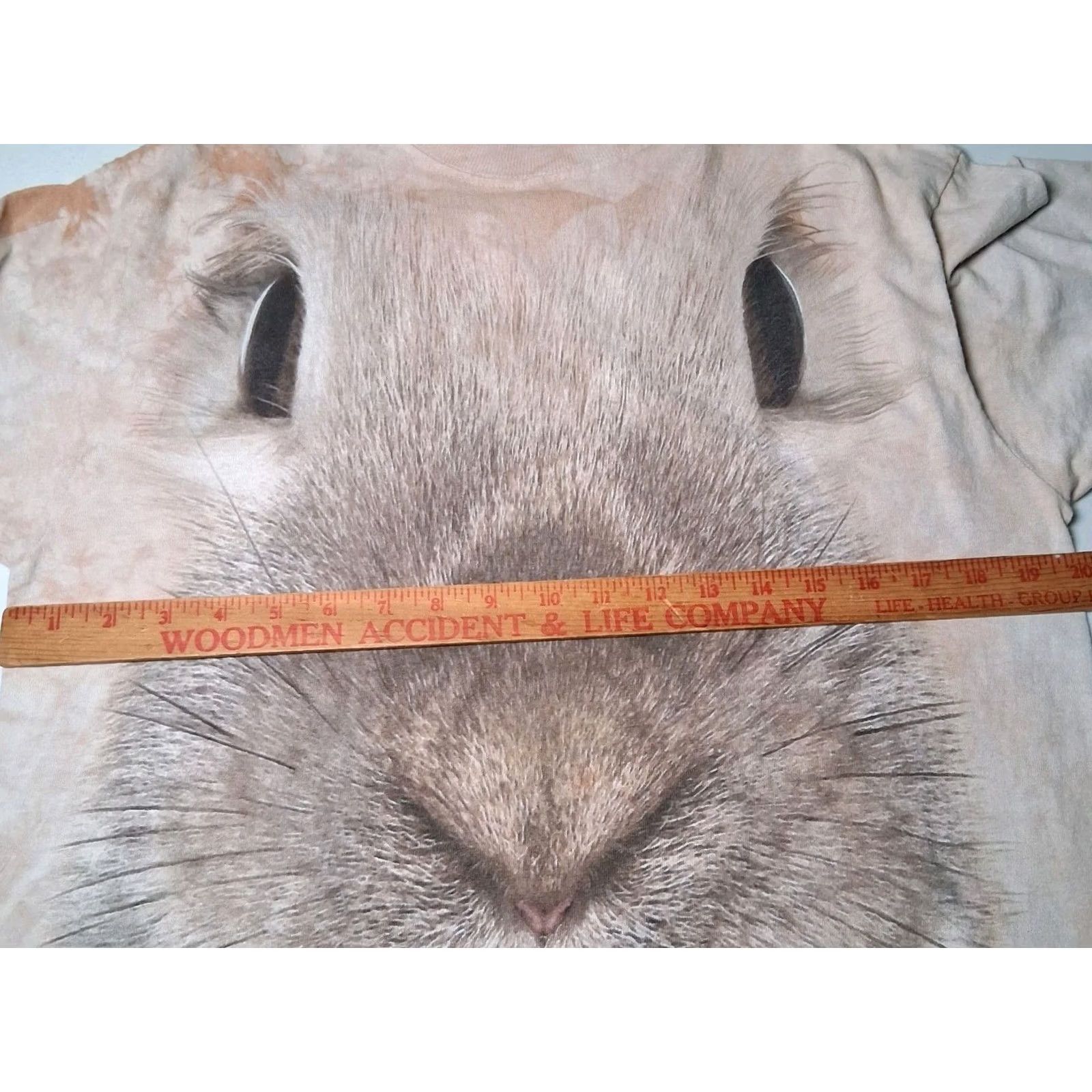 The Mountain VINTAGE The Mountain Bunny Rabbit Face Shirt T-Shirt Medium Beige Tie Dye Graphic Men Size US M / EU 48-50 / 2 - 4 Thumbnail