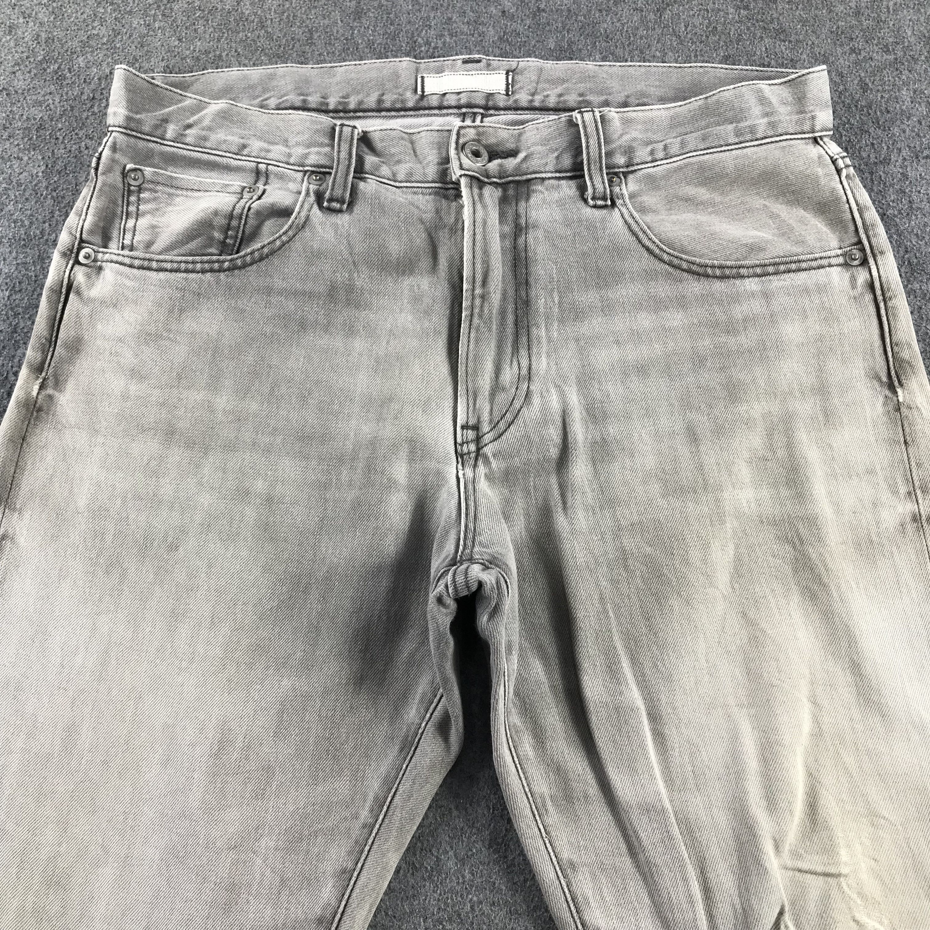 Uniqlo Vintage Uniqlo Selvedge Jeans Redline Gray Wash Denim KJ3435 Size US 32 / EU 48 - 3 Thumbnail