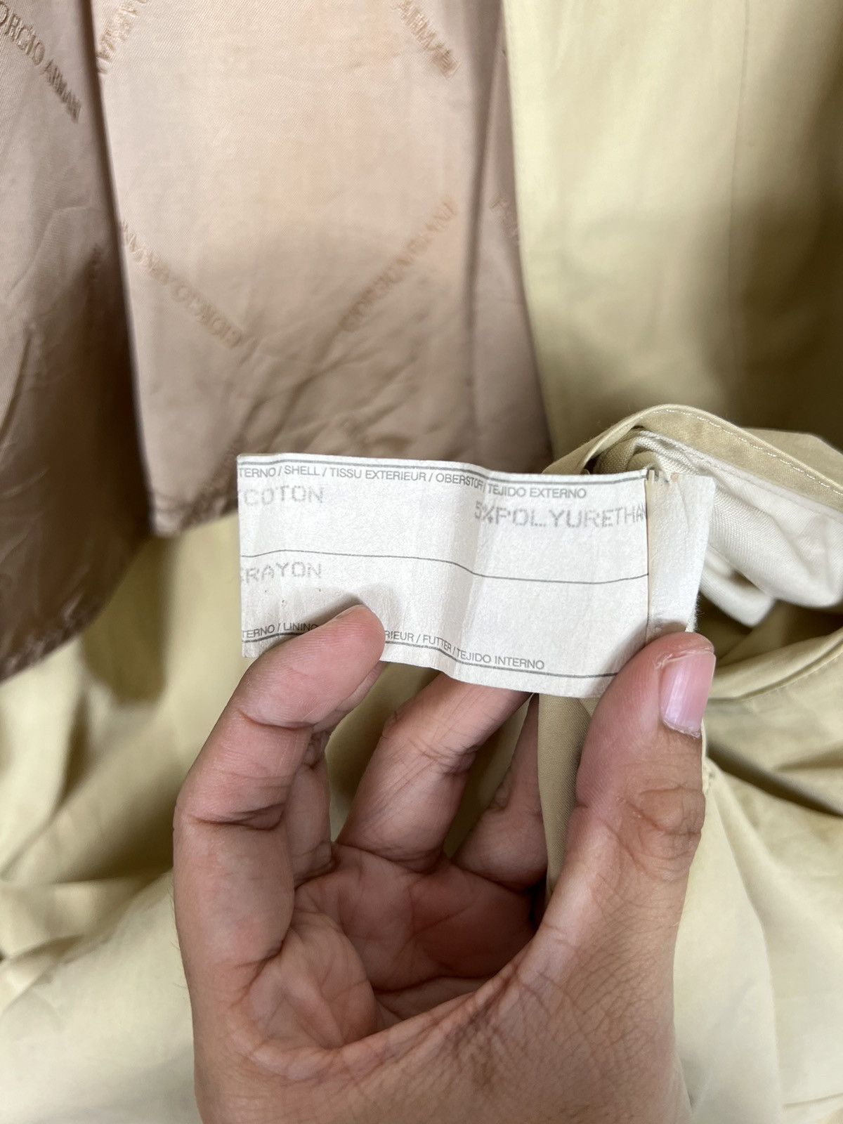 Giorgio Armani 🔥 GIORGIO ARMANI TRENCH COAT MADE IN ITALY Size US S / EU 44-46 / 1 - 16 Thumbnail