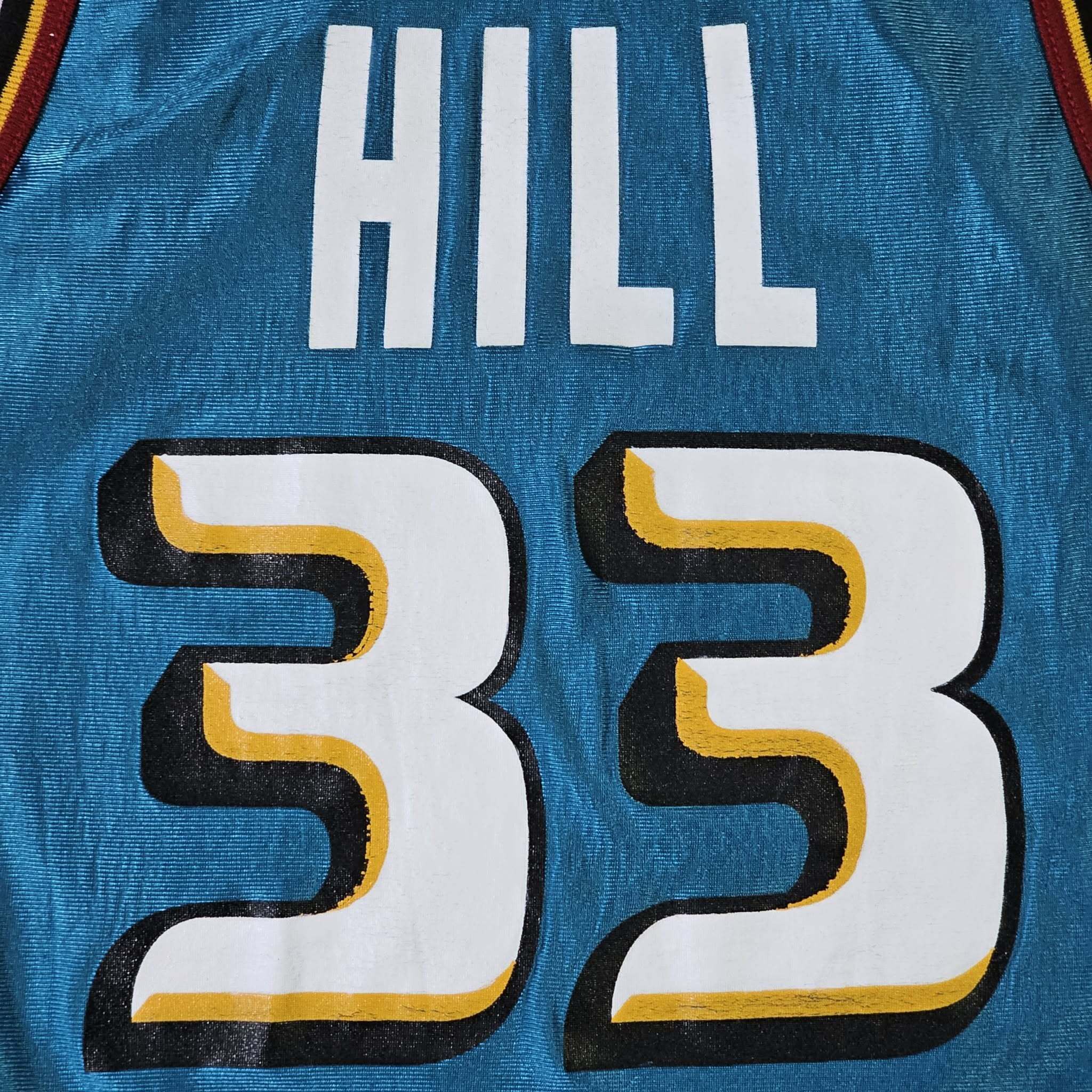 NBA Detroit Pistons Vintage 90s Grant Hill Reversible Jersey Size US M / EU 48-50 / 2 - 8 Thumbnail