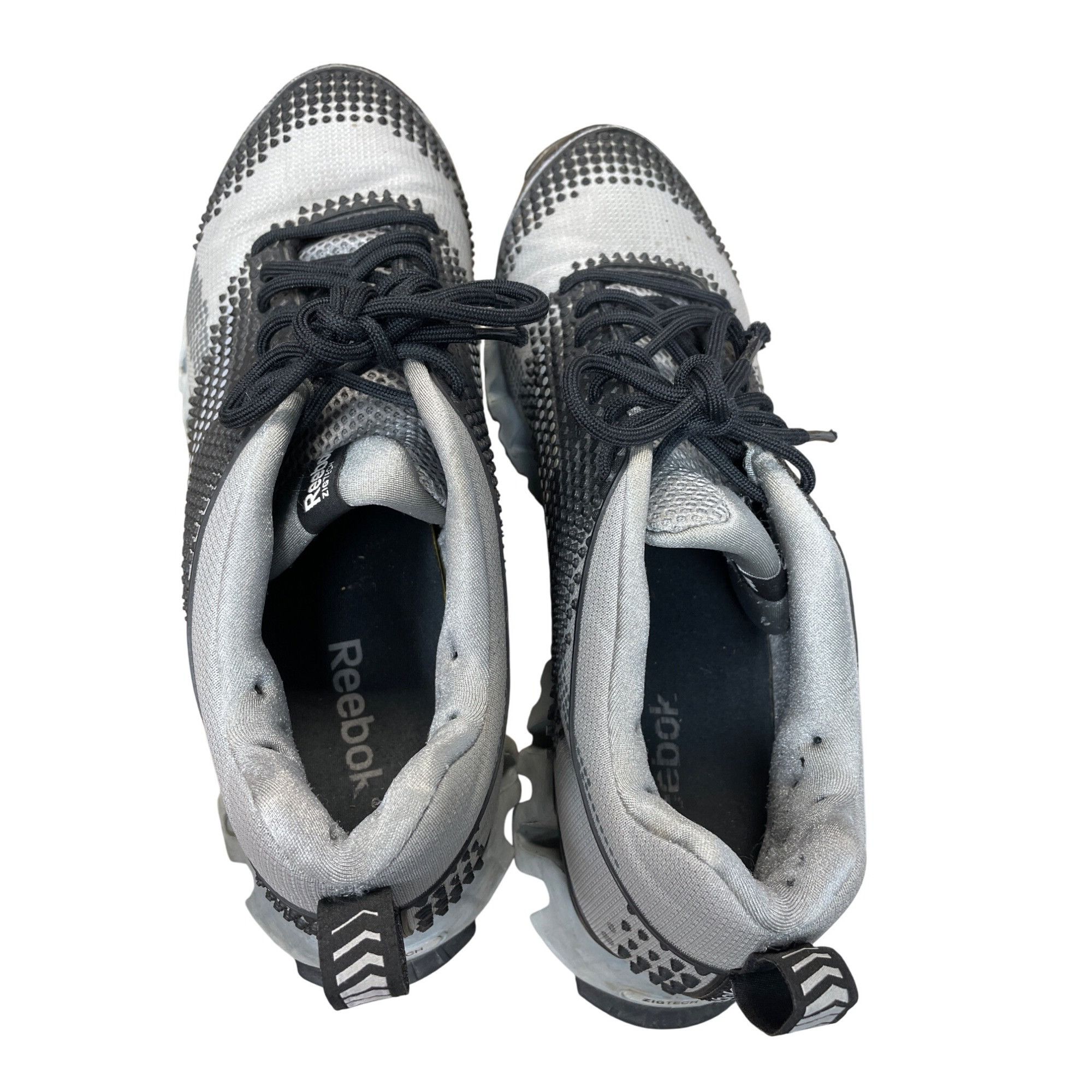 Reebok Reebok Zig Tech 2.0 Mens gray black running shoes sneakers Size US 12 / EU 45 - 13 Thumbnail