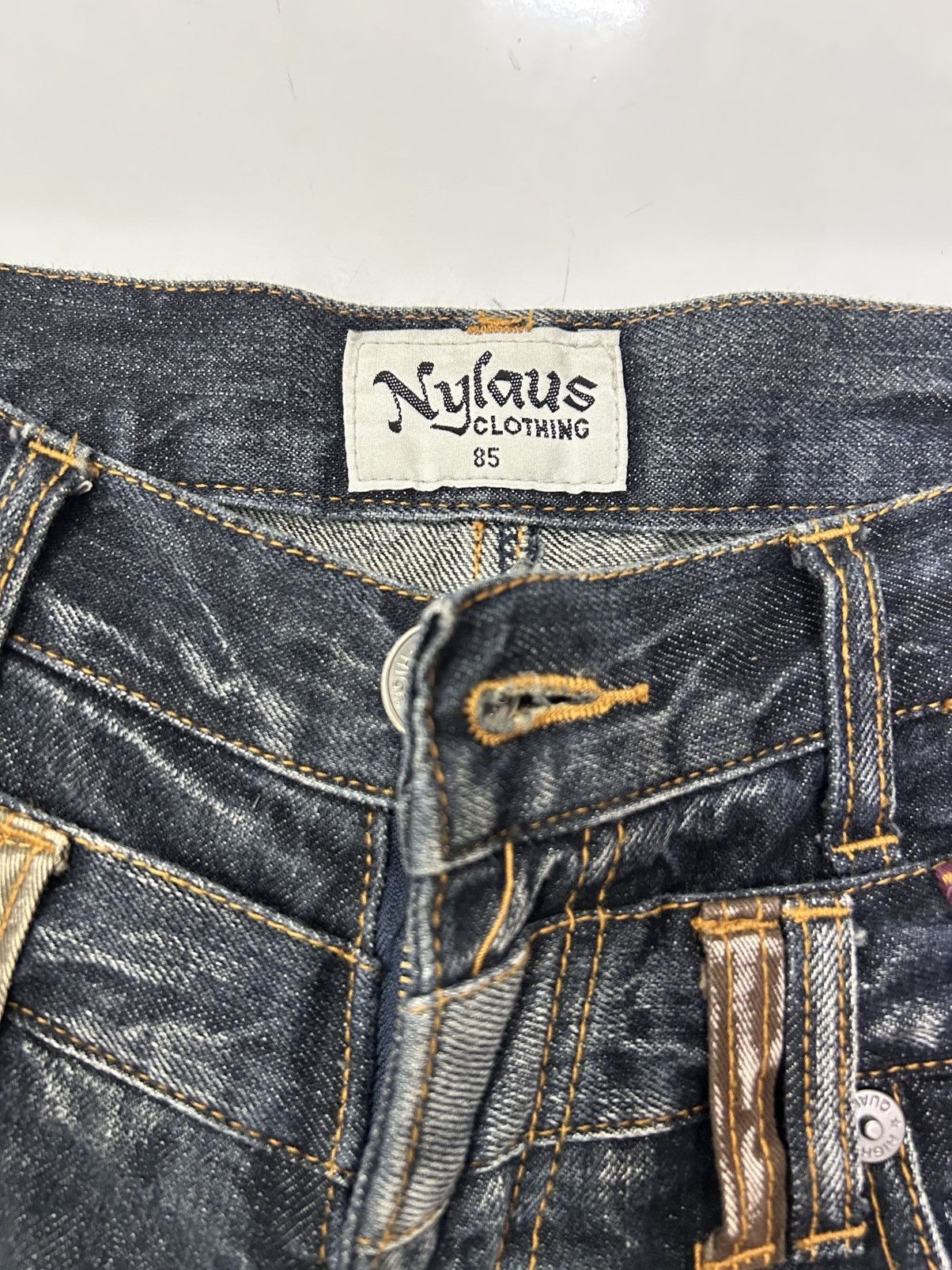Japanese Brand × Vintage Vintage Nylaus Clothing Japanese Denim Streetstyle Jeans Size US 33 - 14 Thumbnail