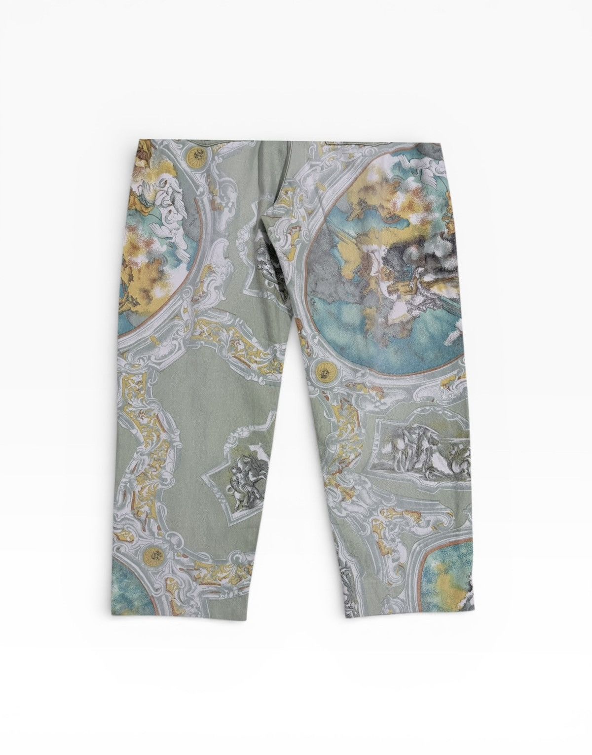 Roberto Cavalli Vtg🔥Angelo Marani Baroque Printed Denim Pant Size US 29 - 13 Thumbnail