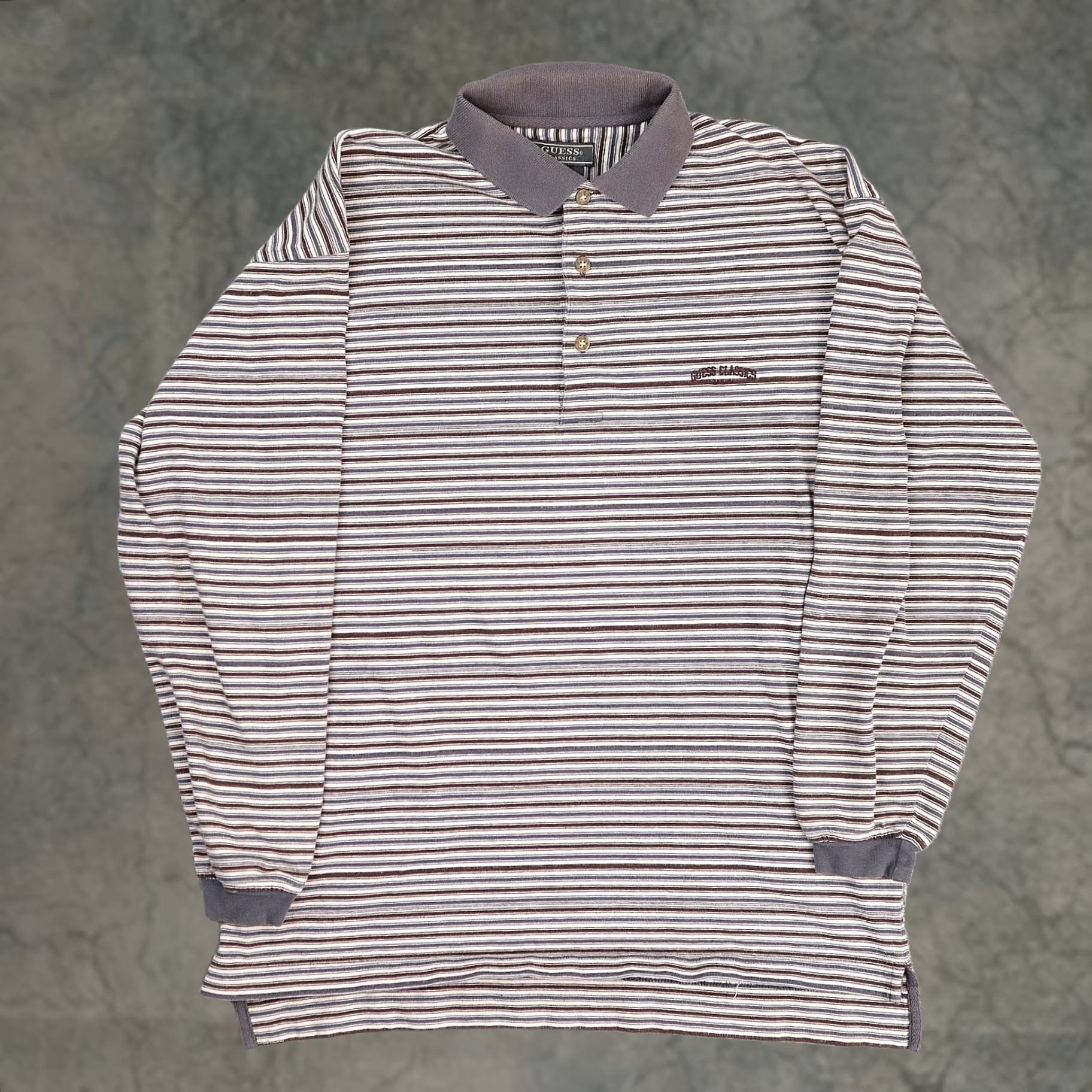 Guess GUESS Classics Shirt Medium Multicolor Long Sleeve Collared Cotton 90s VTG Size US M / EU 48-50 / 2 - 1 Thumbnail