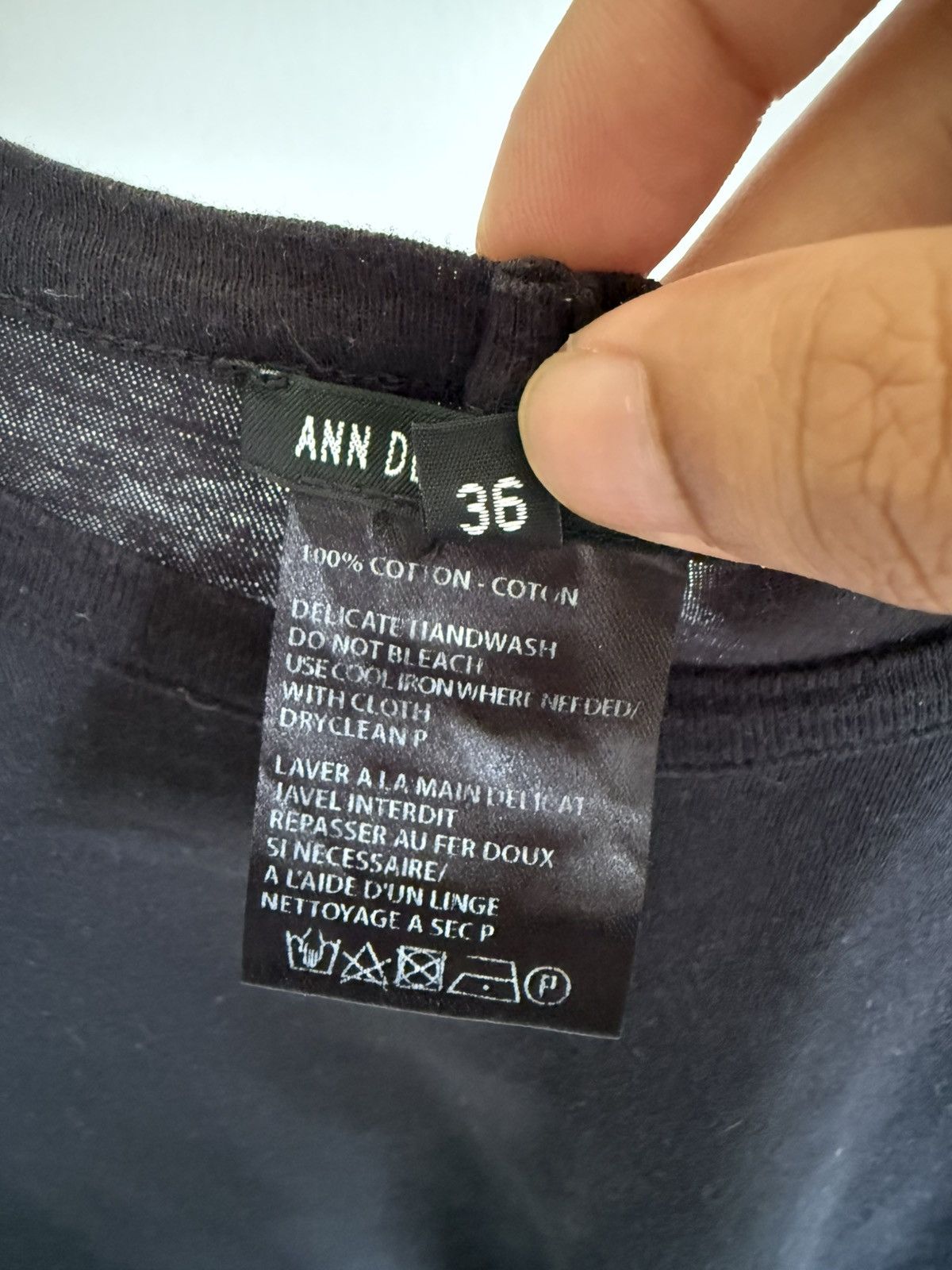 Ann Demeulemeester Ann demeulemeester black shirt sleeveless Size US S / EU 44-46 / 1 - 6 Thumbnail
