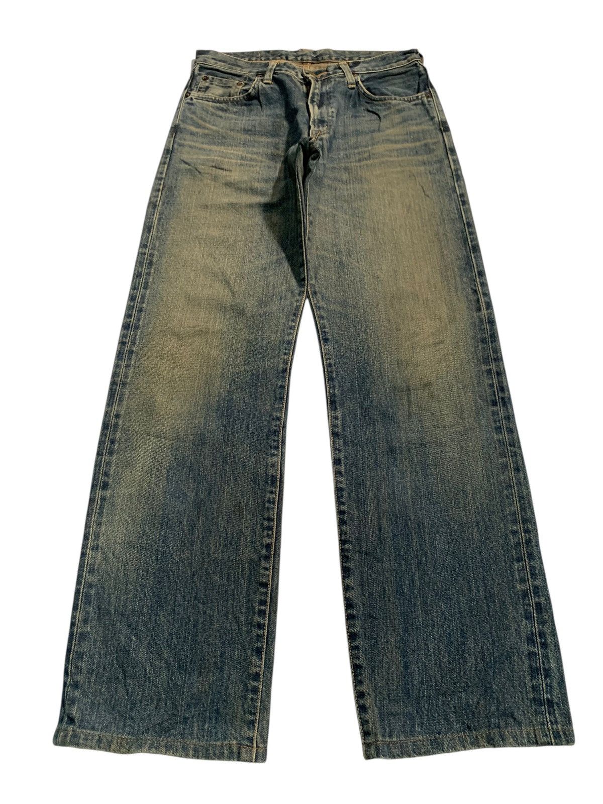 Kapital VINTAGE EDWIN 505XX SELVEDGE FADED&RUSTY JAPANESE DENIM Size US 29 - 2 Thumbnail