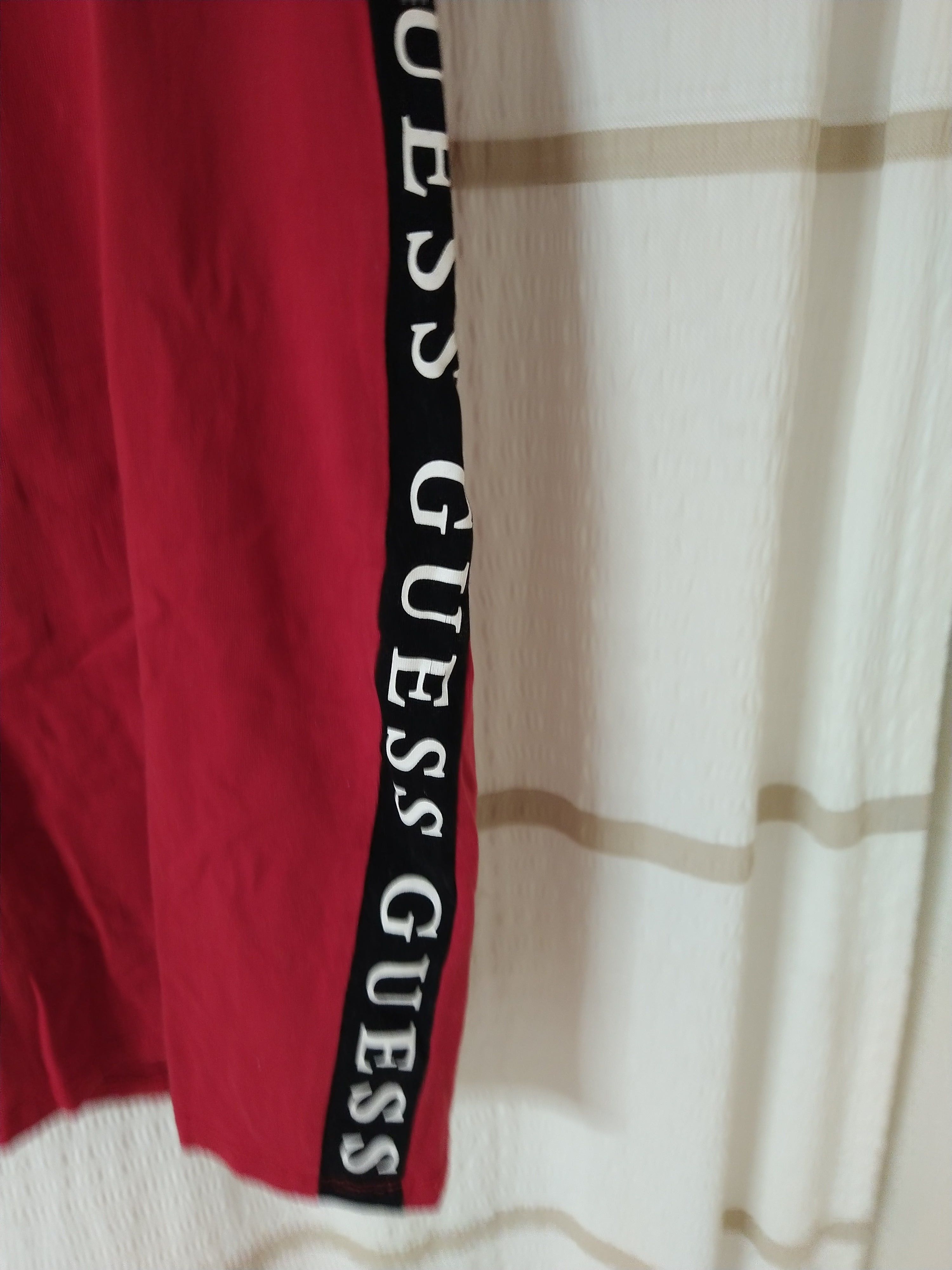 Guess Guess Los Angeles burgundy women's mini bodycon dress L Size L / US 10 / IT 46 - 5 Thumbnail