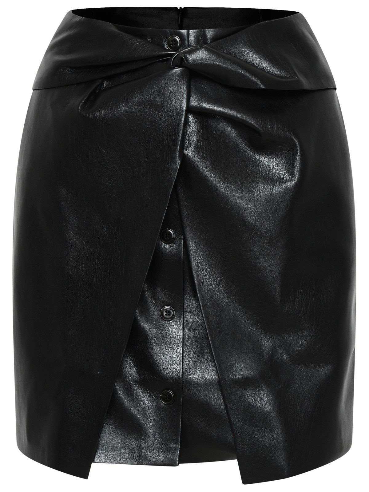 Nanushka NANUSHKA Black Polyester Blend Danija Miniskirt Size XS / US 0-2 / IT 36-38 - 1 Thumbnail