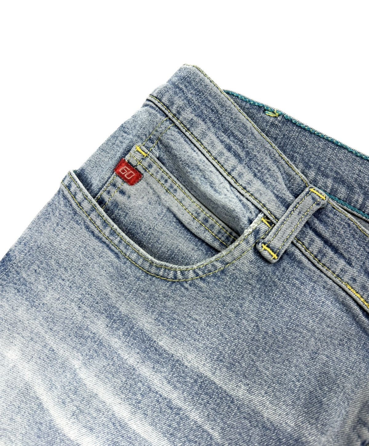 Miss Sixty Rare Miss Sixty Y2K Flared Jeans Blue Vintage 31 Faded Denim Size 31" - 10 Thumbnail