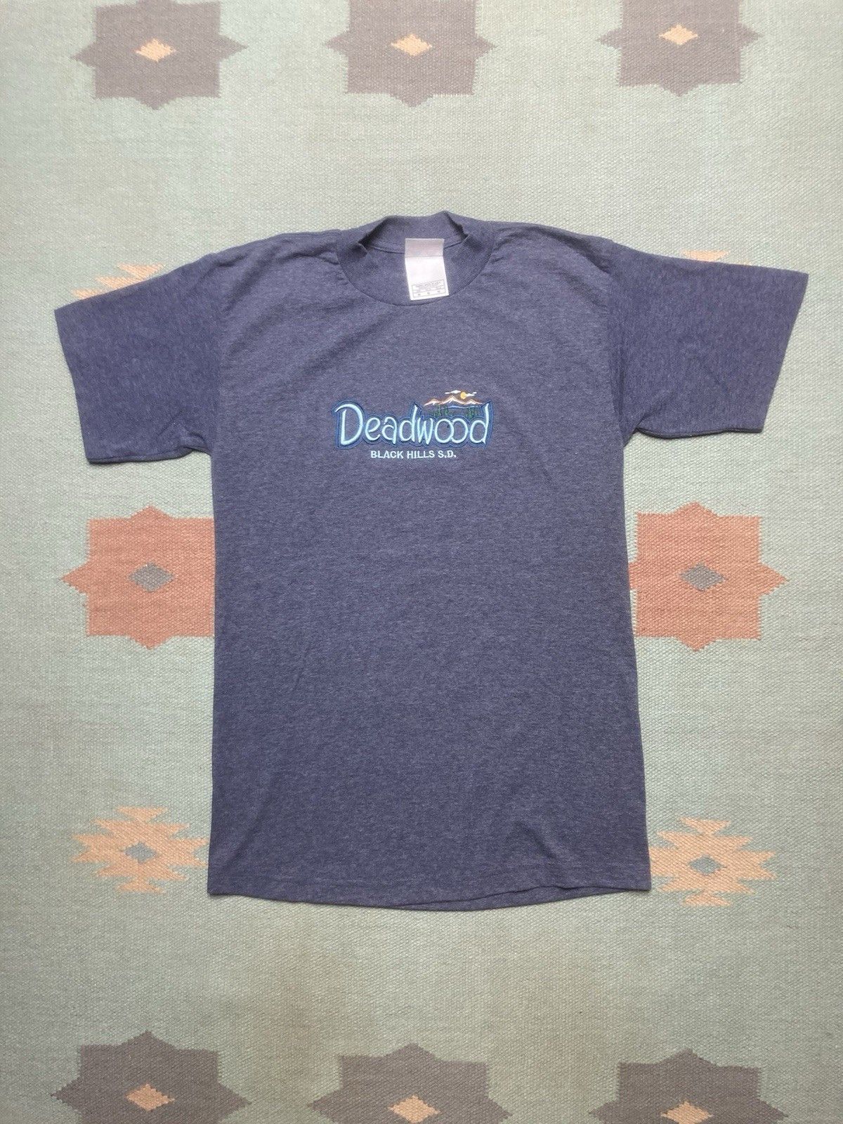 Vintage Vtg graphic t shirt deadwood black hills South Dakota medium Size US M / EU 48-50 / 2 - 1 Thumbnail