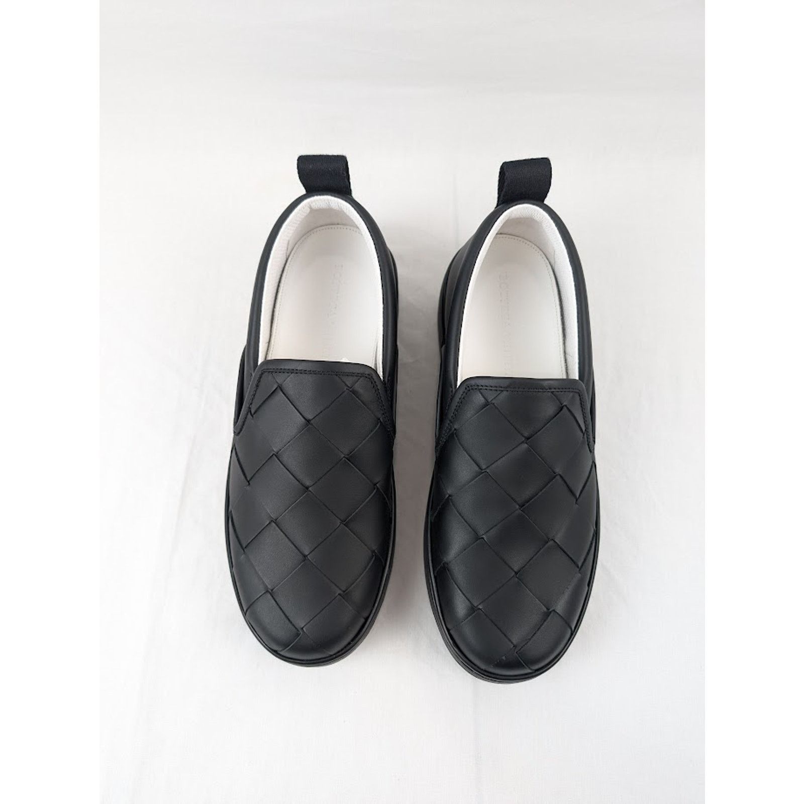 Bottega Veneta o1rshd1 Bolt Calf Intrecciato Sneakers in Nero Size US 7.5 / EU 40-41 - 17 Thumbnail
