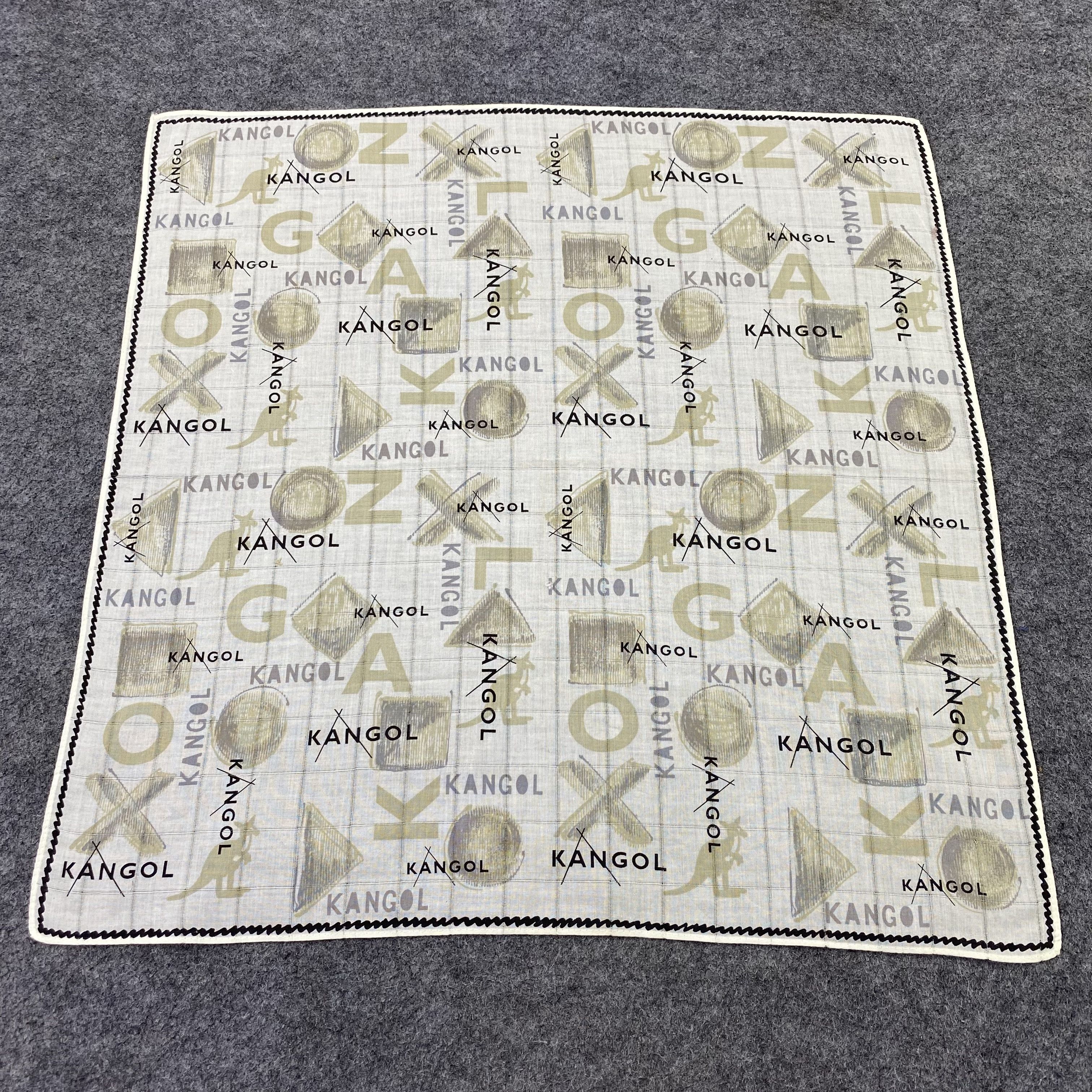 Kangol × Vintage Rare Vintage Kangol Handkerchief / hanky scarf-B1504 Size ONE SIZE - 3 Thumbnail