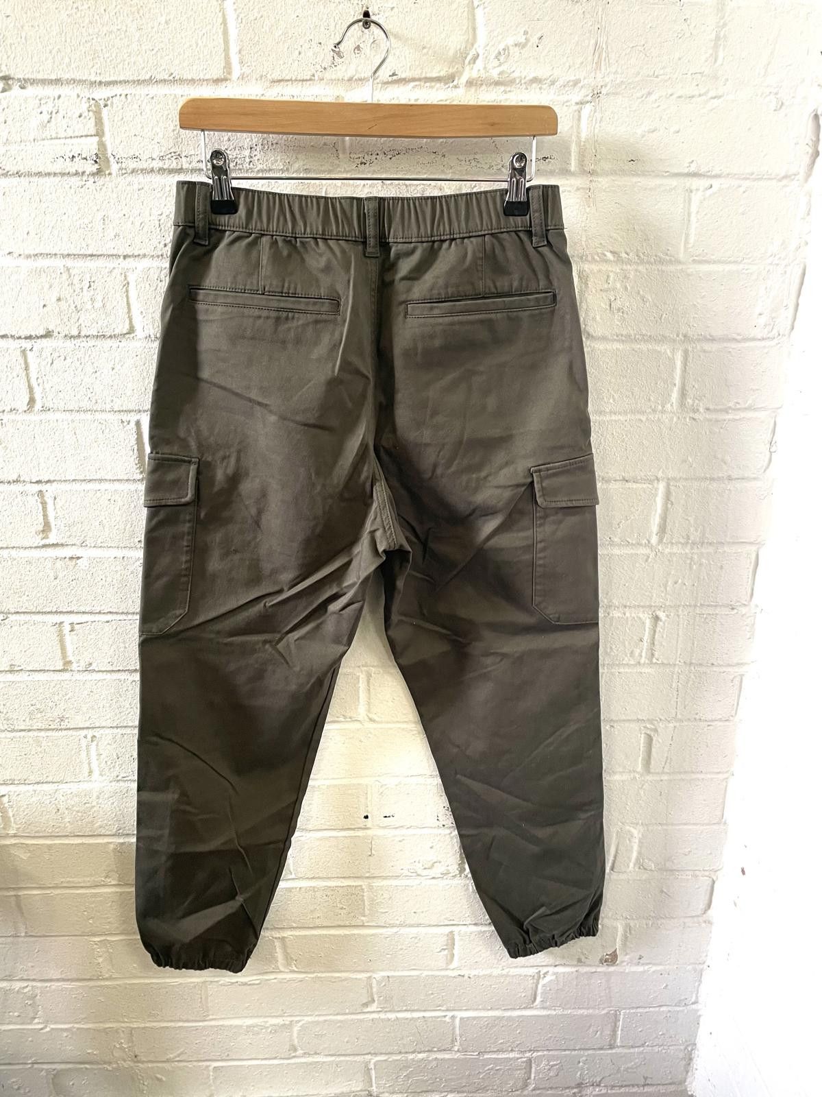 Unknown London Men's Olive Green Cargo Pants Size US 32 / EU 48 - 1 Thumbnail