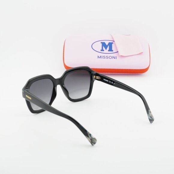 Missoni Missoni MIS 0130/G/S 0807 9O Sunglasses Black Square Frame Size ONE SIZE - 10 Thumbnail
