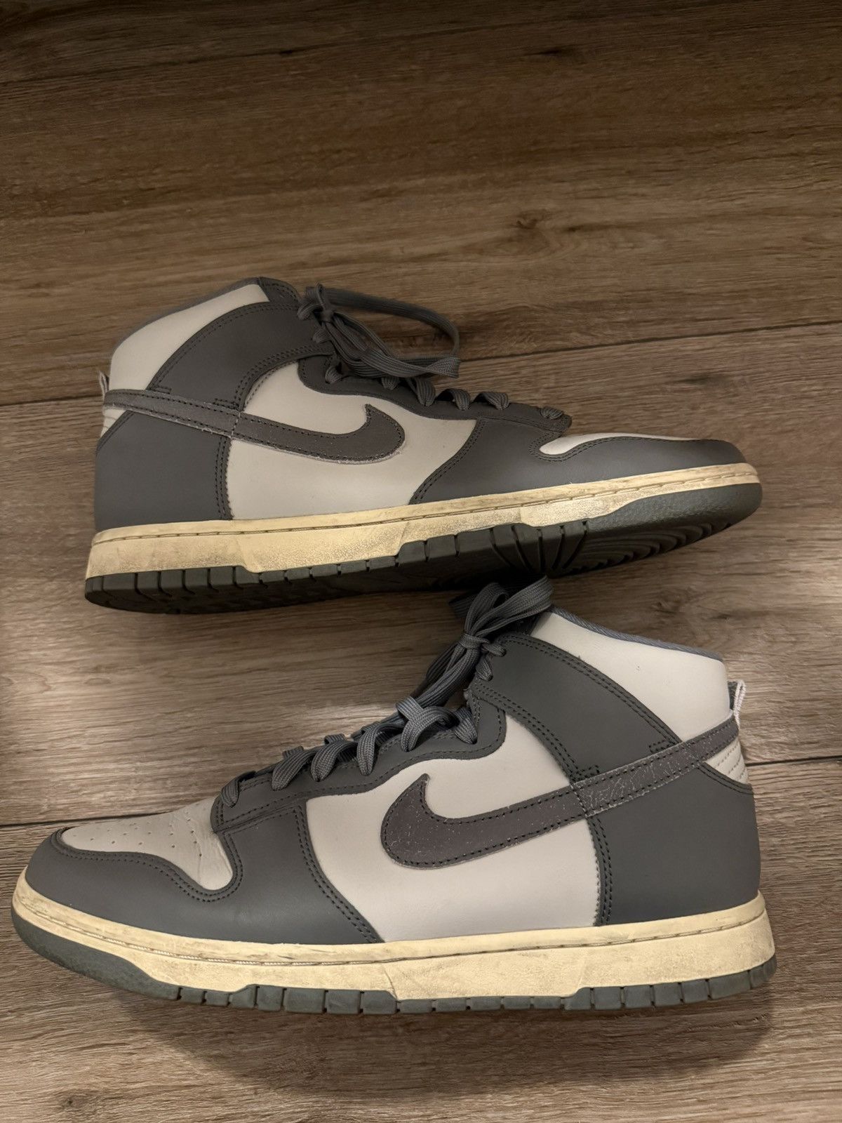 Nike Nike High Grey Dunks Size US 11.5 / EU 44-45 - 1 Thumbnail