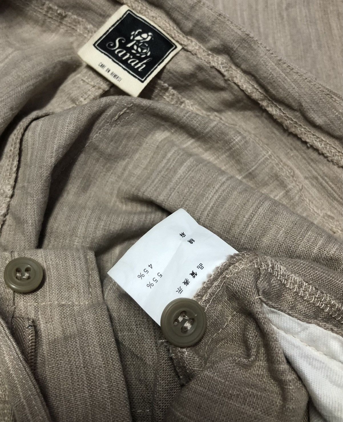 Designer × Japanese Brand × Sarah Pacini VINTAGE SARAH BAGGY PANTS Size 28" / US 6 / IT 42 - 20 Thumbnail