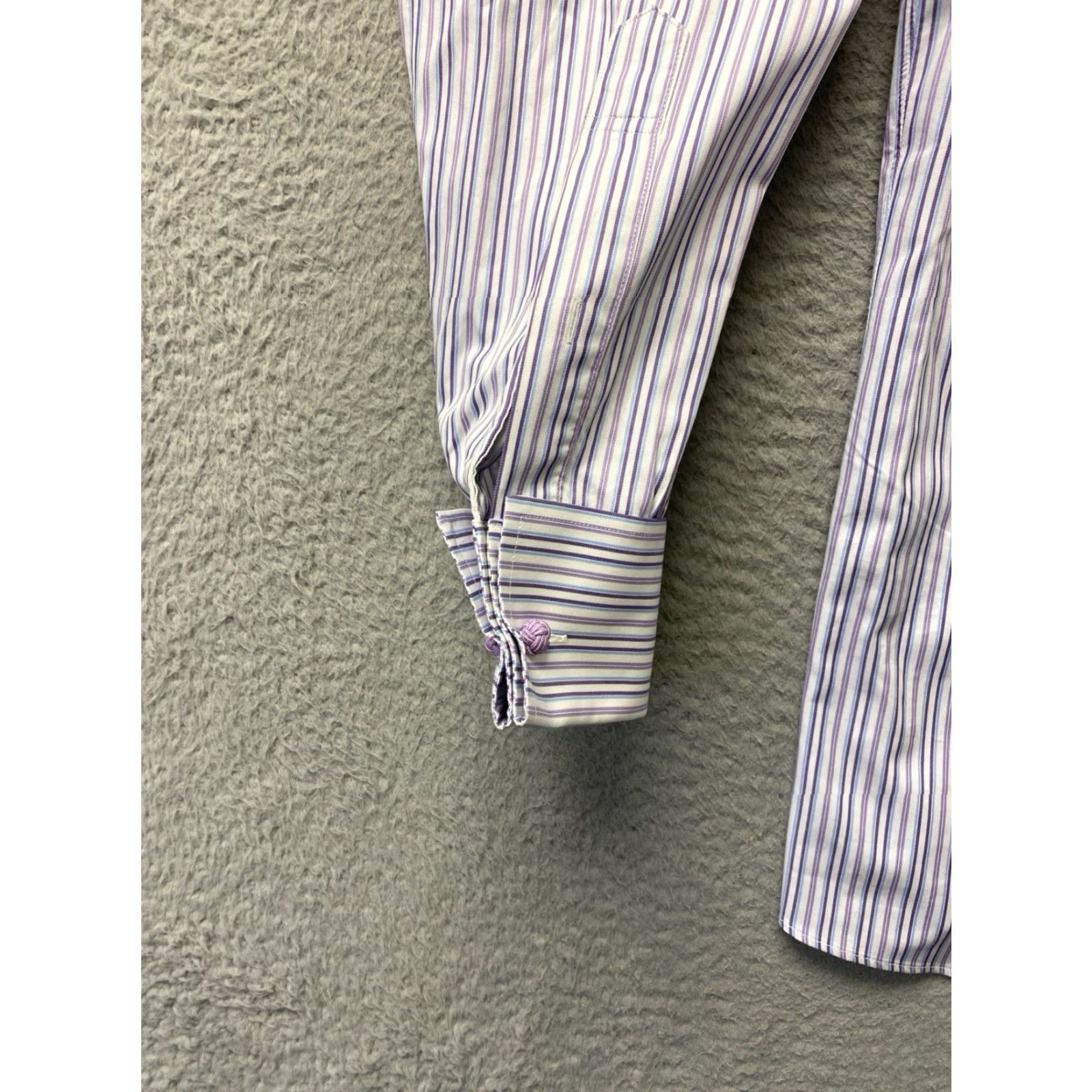 Brooks Brothers Brooks Brothers Button Shirt Mens 15.5 32 White Blue Stripes Long Sleeve Size US L / EU 52-54 / 3 - 5 Thumbnail