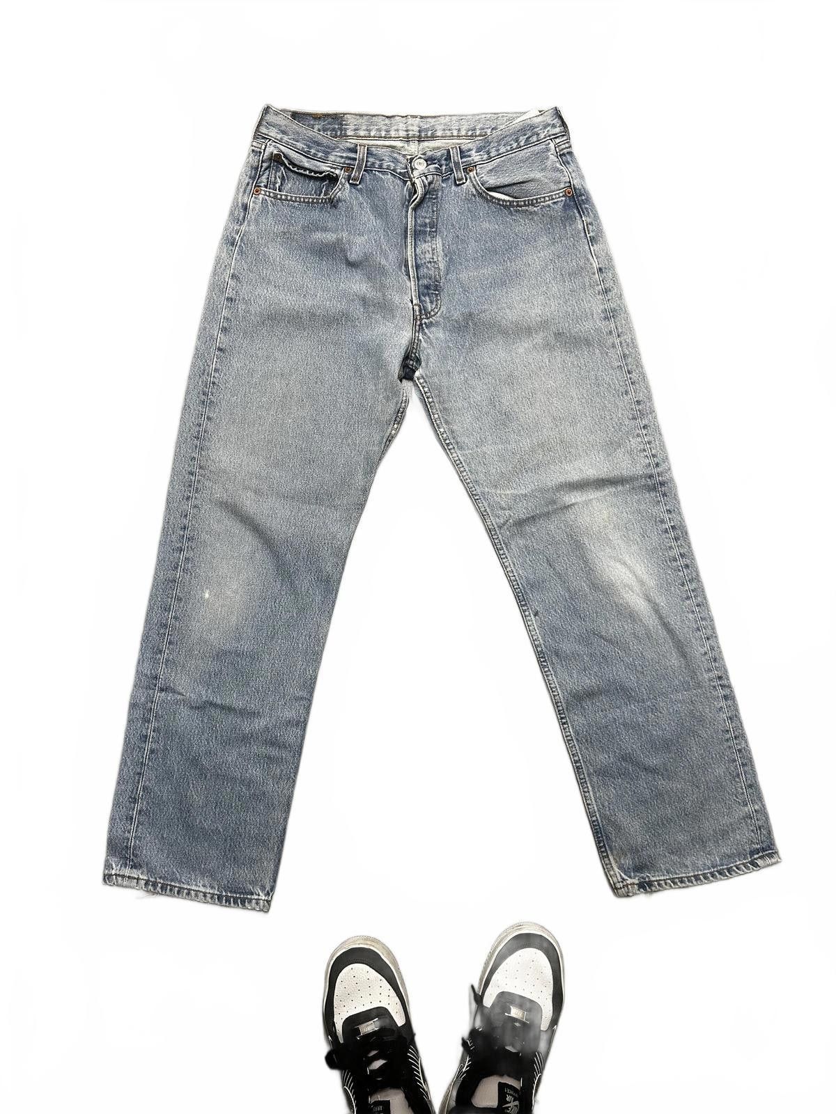 Levi's Levi's 501 Classic Fit Jeans - Vintage Light Blue Size US 34 / EU 50 - 3 Thumbnail